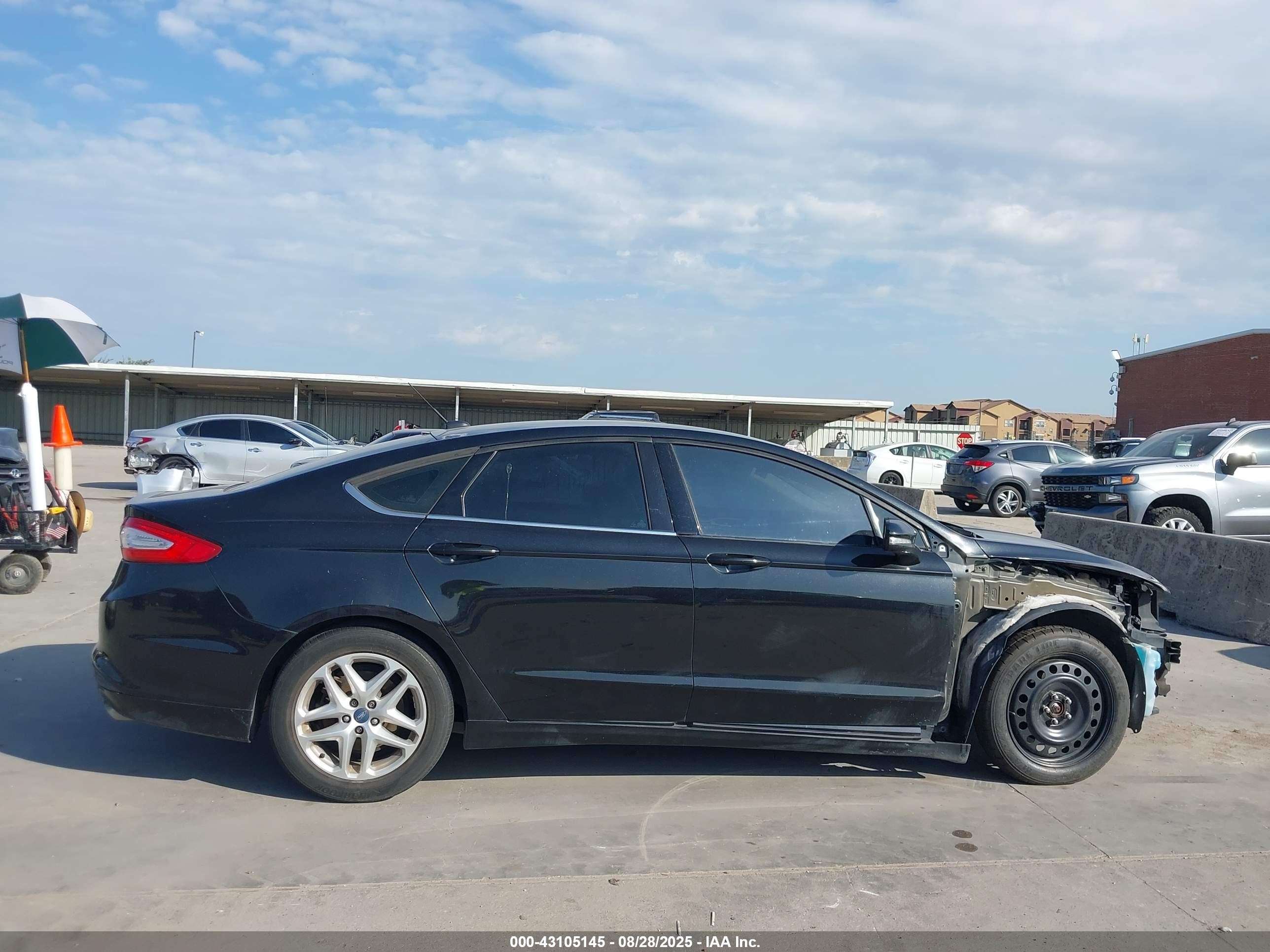 2013 Ford Fusion Se Black vin: 3FA6P0H75DR133100