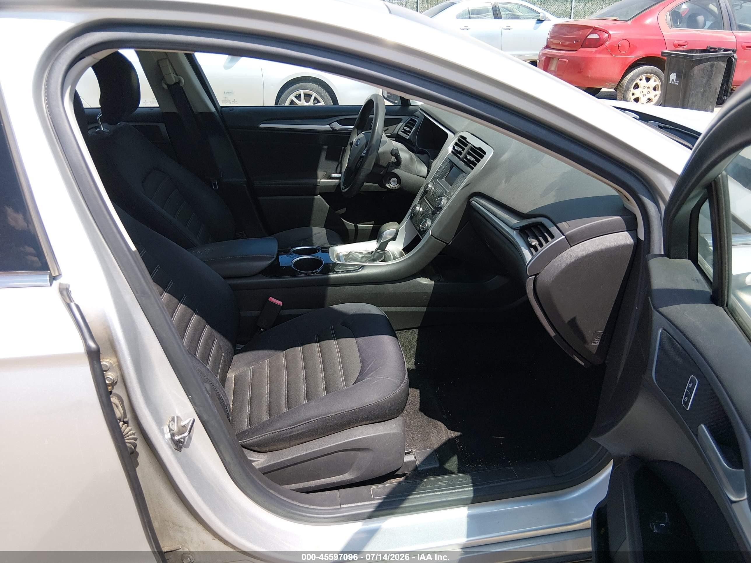 2013 Ford Fusion Se Silver vin: 3FA6P0H75DR156621