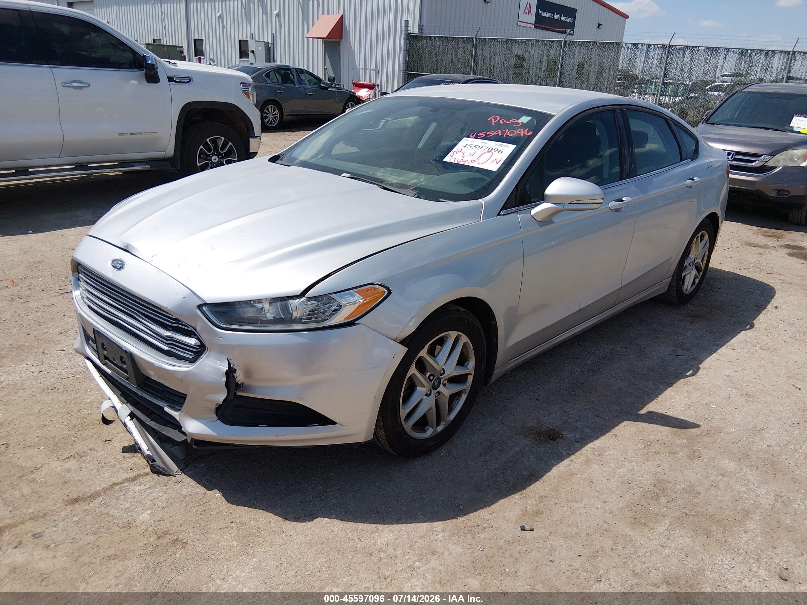 2013 Ford Fusion Se Silver vin: 3FA6P0H75DR156621