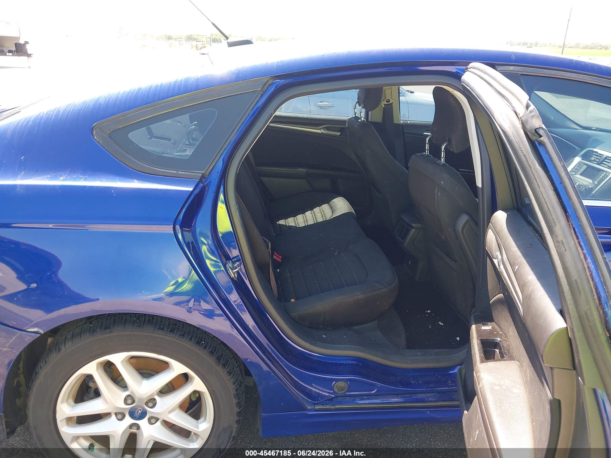 2013 Ford Fusion Se Синий vin: 3FA6P0H75DR169532
