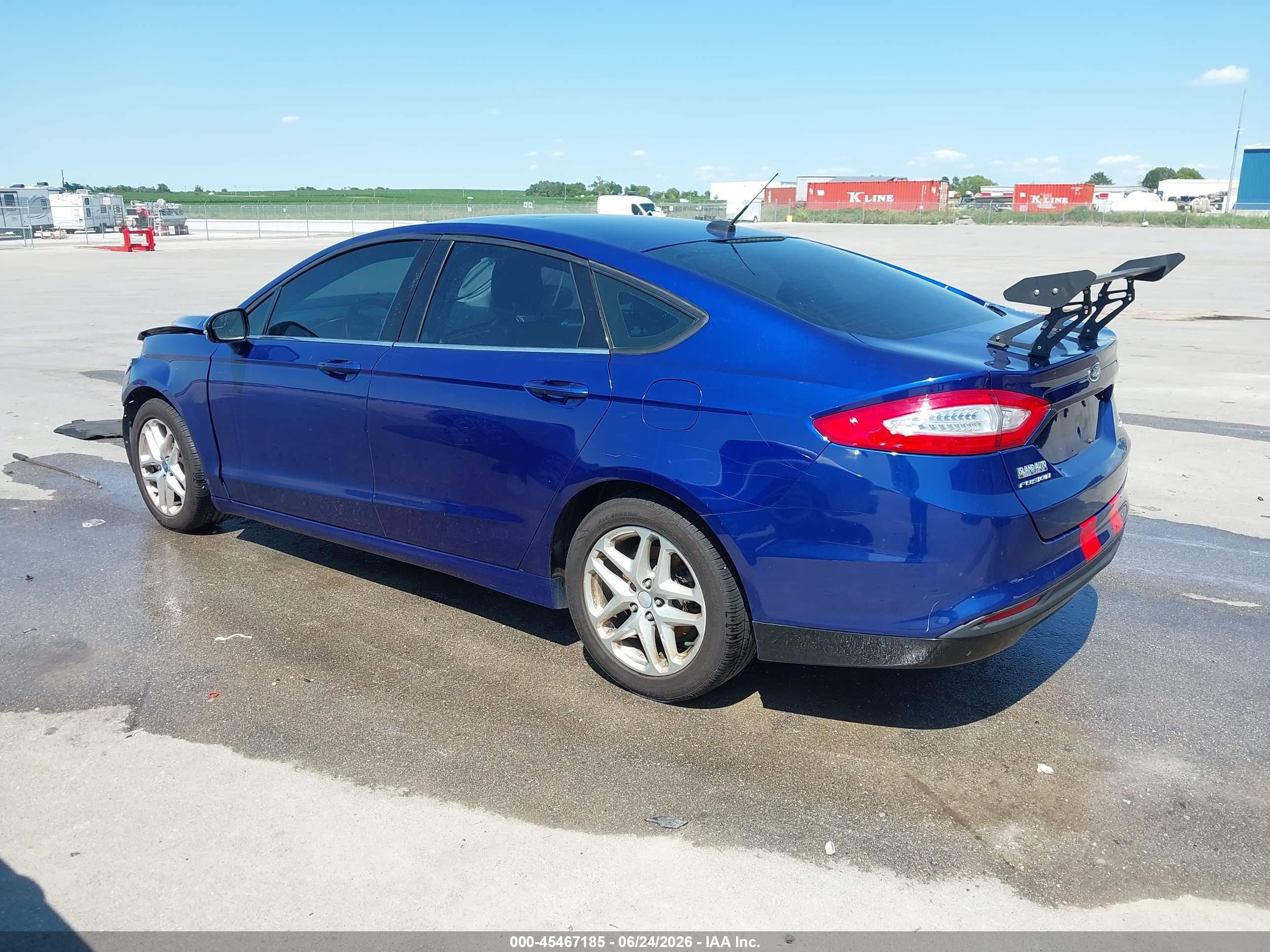 2013 Ford Fusion Se Синий vin: 3FA6P0H75DR169532