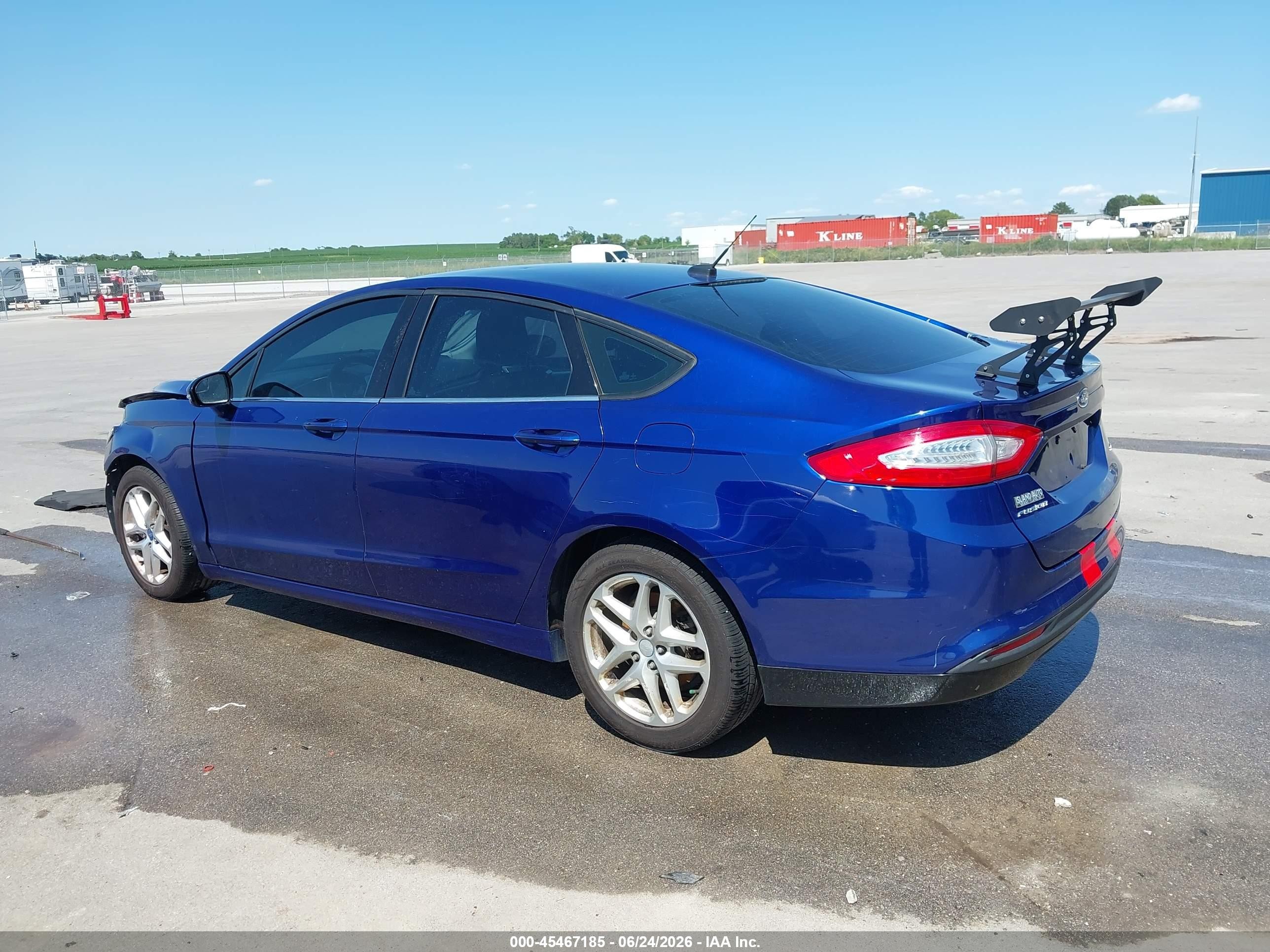 2013 Ford Fusion Se Синий vin: 3FA6P0H75DR169532