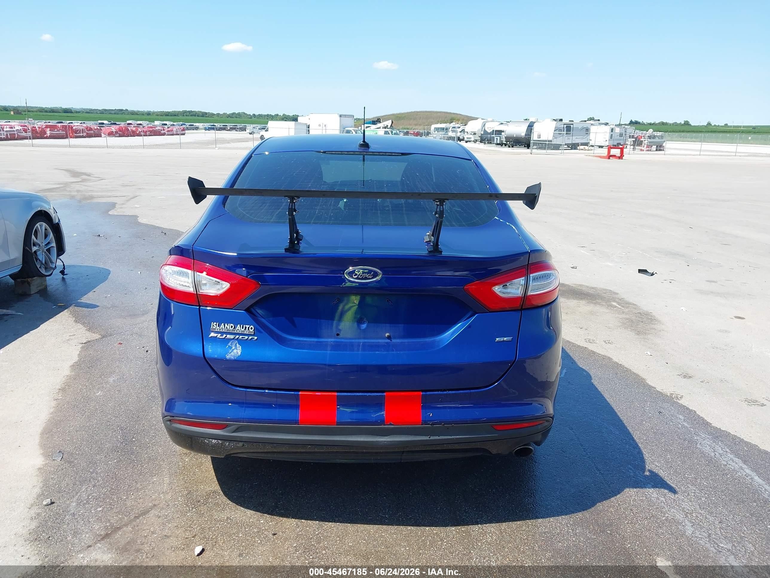 2013 Ford Fusion Se Синий vin: 3FA6P0H75DR169532