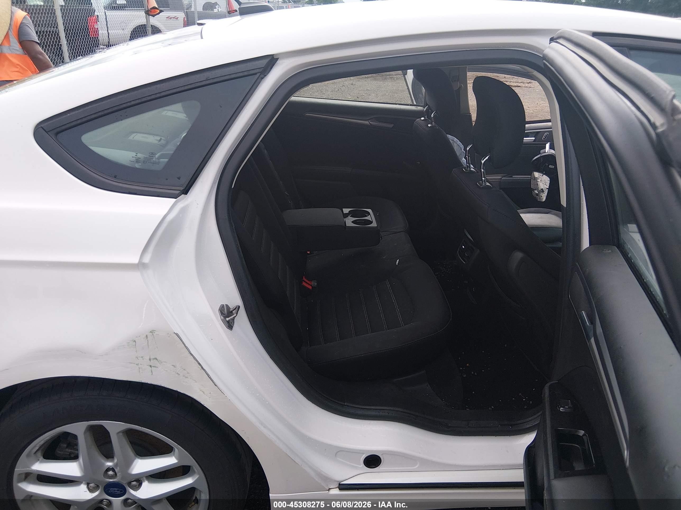 2013 Ford Fusion Se White vin: 3FA6P0H75DR176447