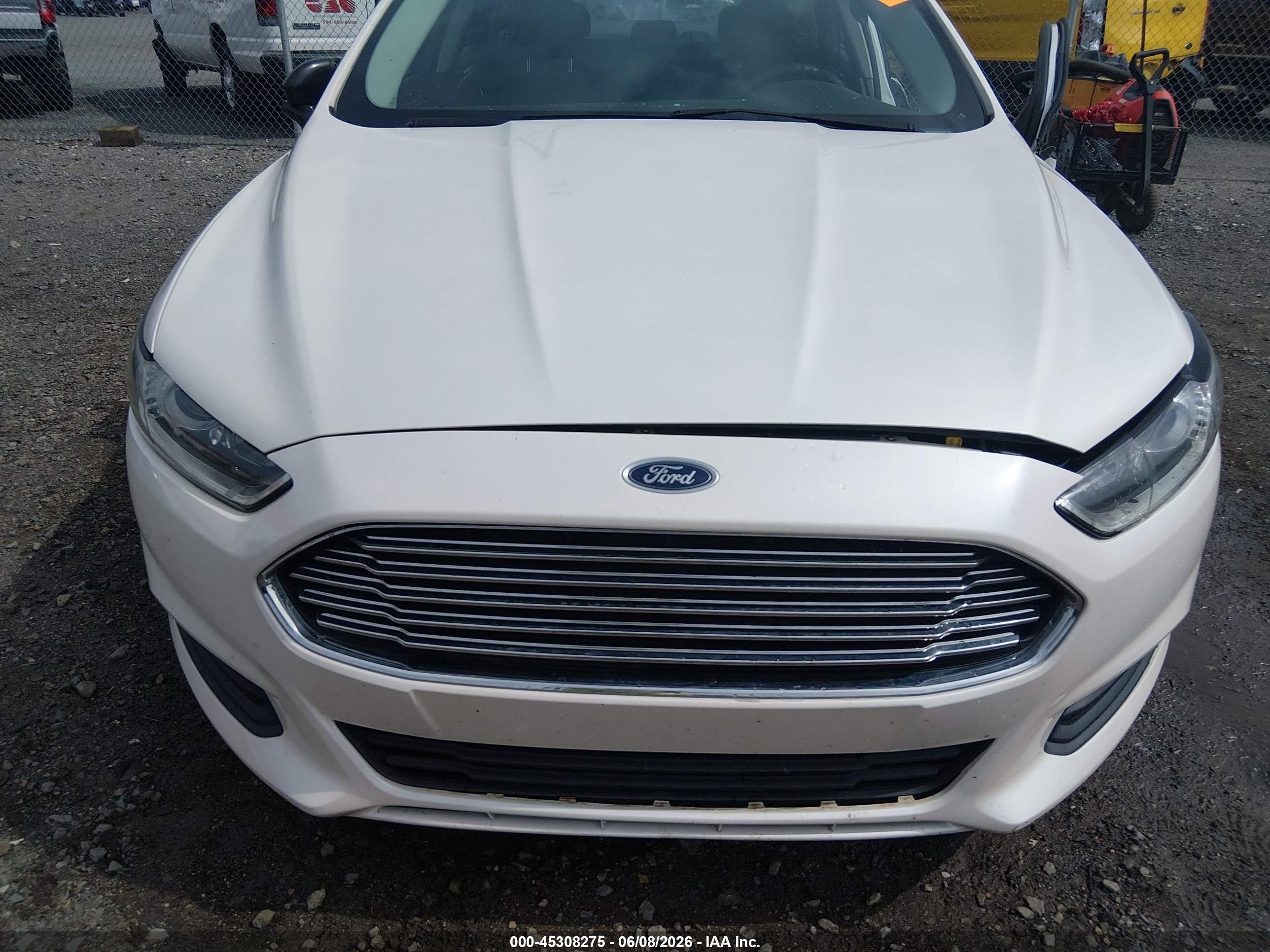 2013 Ford Fusion Se White vin: 3FA6P0H75DR176447