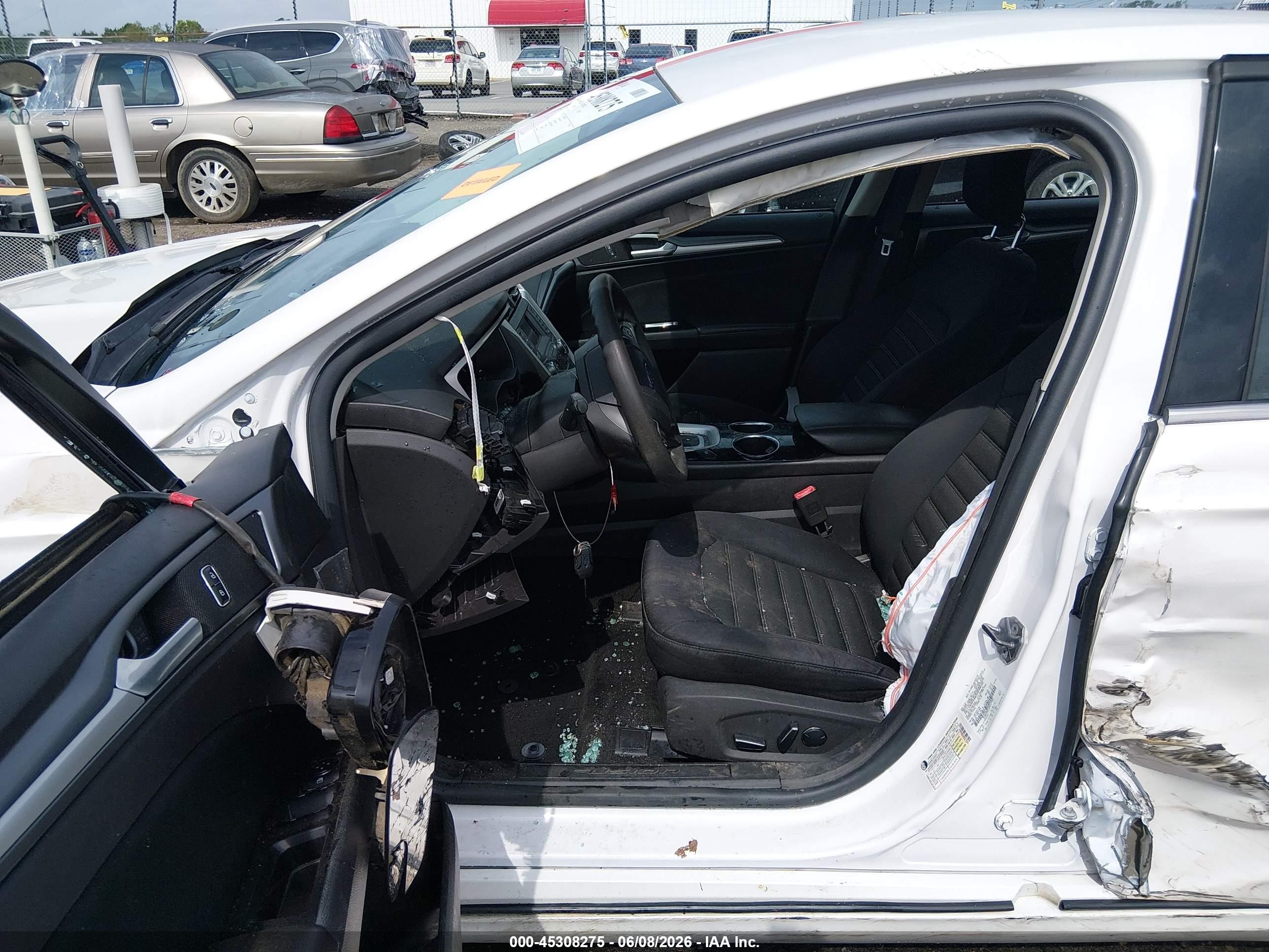 2013 Ford Fusion Se White vin: 3FA6P0H75DR176447