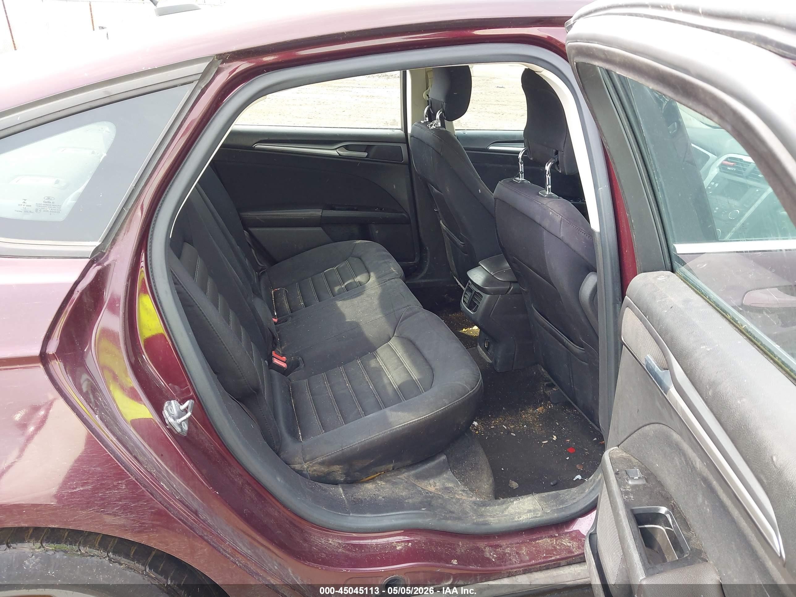 2013 Ford Fusion Se Темно-бордовый vin: 3FA6P0H75DR189988