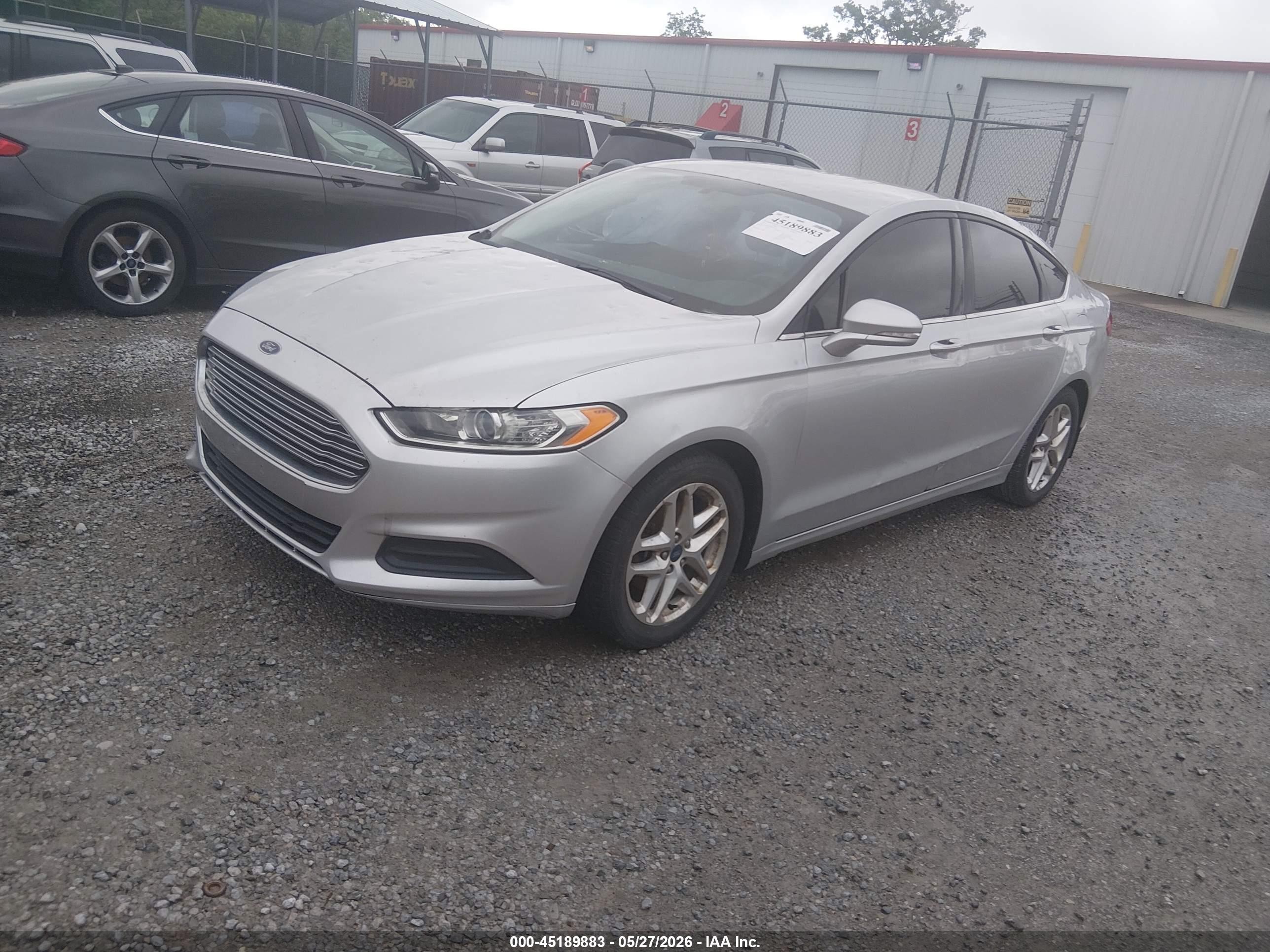 2013 Ford Fusion Se Silver vin: 3FA6P0H75DR292795