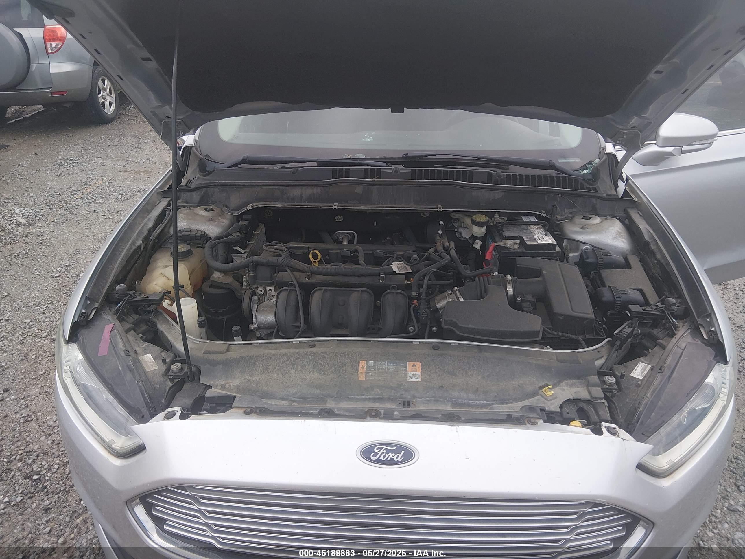 2013 Ford Fusion Se Silver vin: 3FA6P0H75DR292795