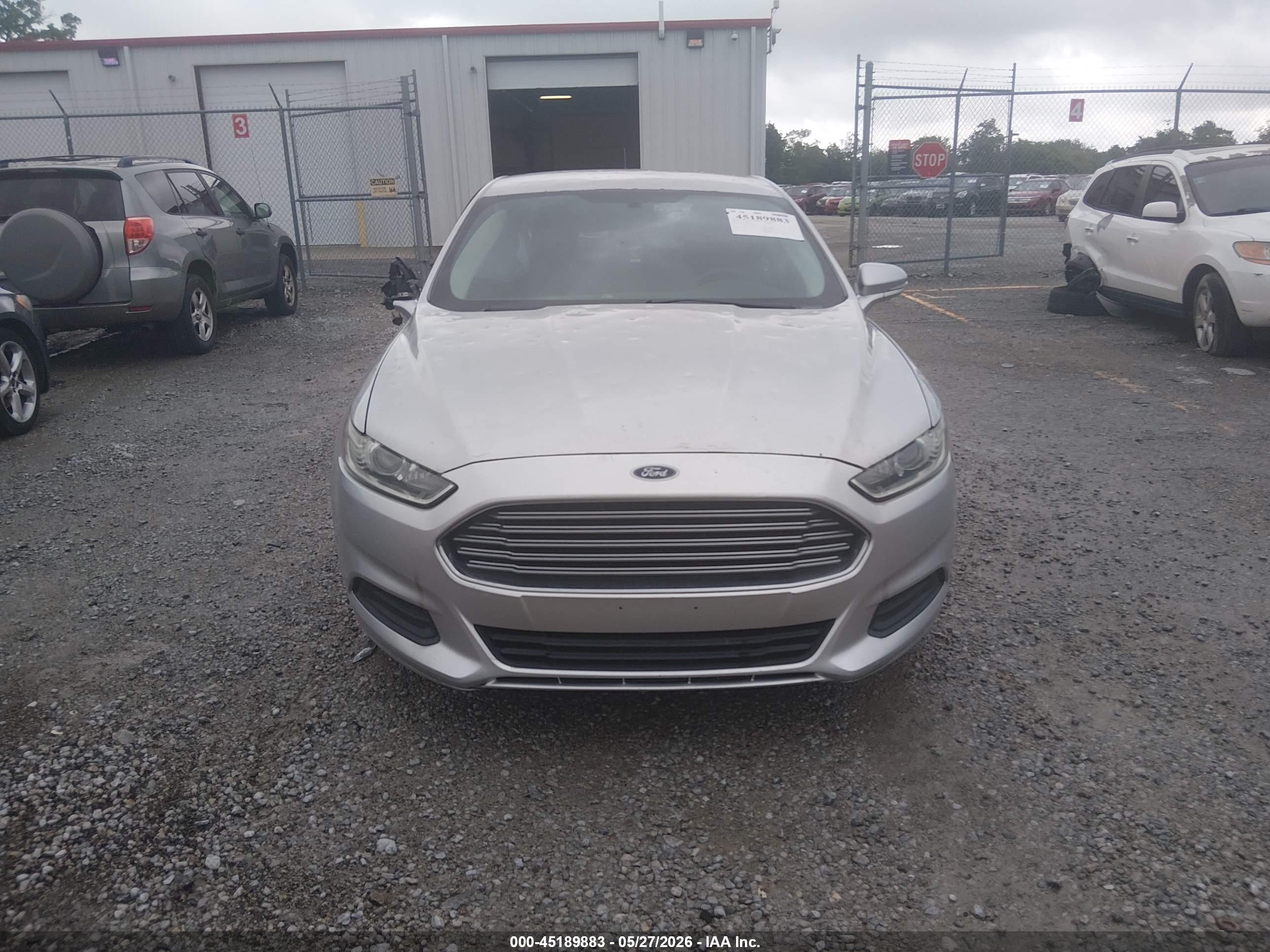 2013 Ford Fusion Se Silver vin: 3FA6P0H75DR292795