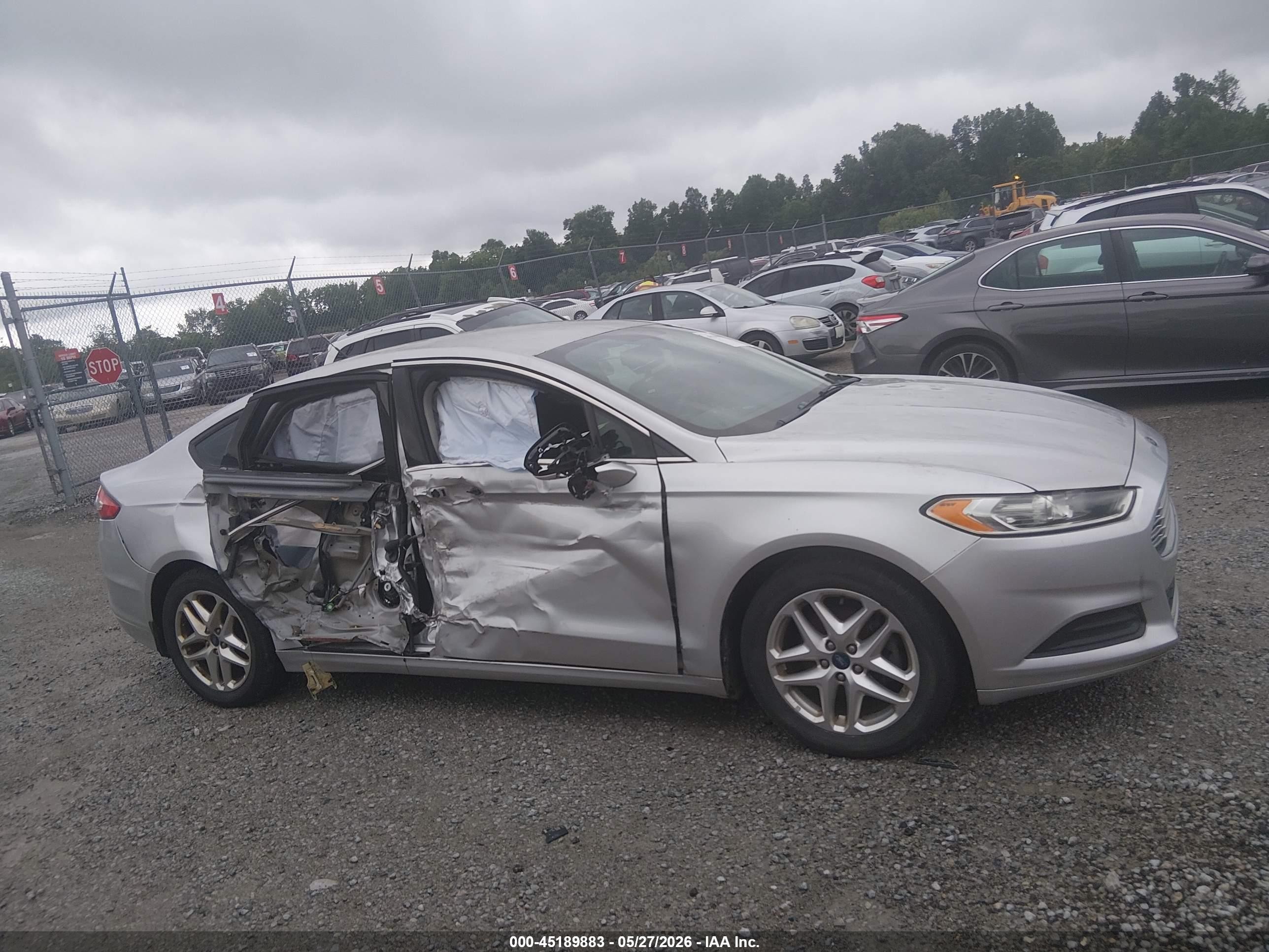 2013 Ford Fusion Se Silver vin: 3FA6P0H75DR292795