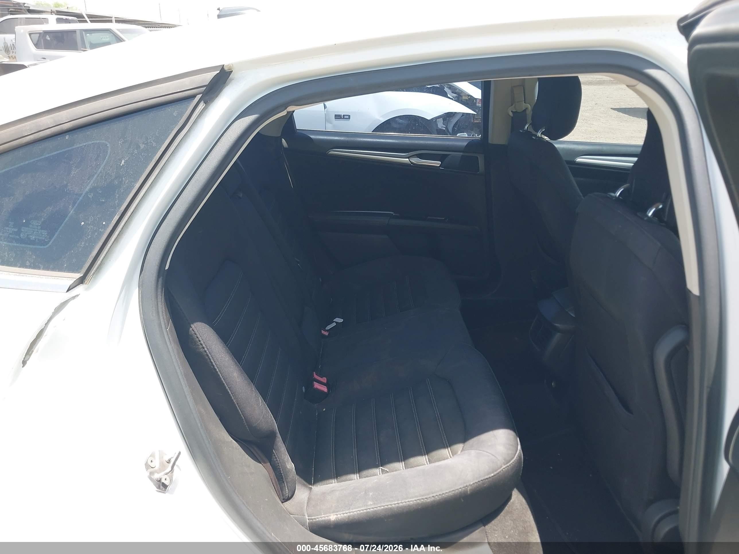 2013 Ford Fusion Se White vin: 3FA6P0H75DR312088
