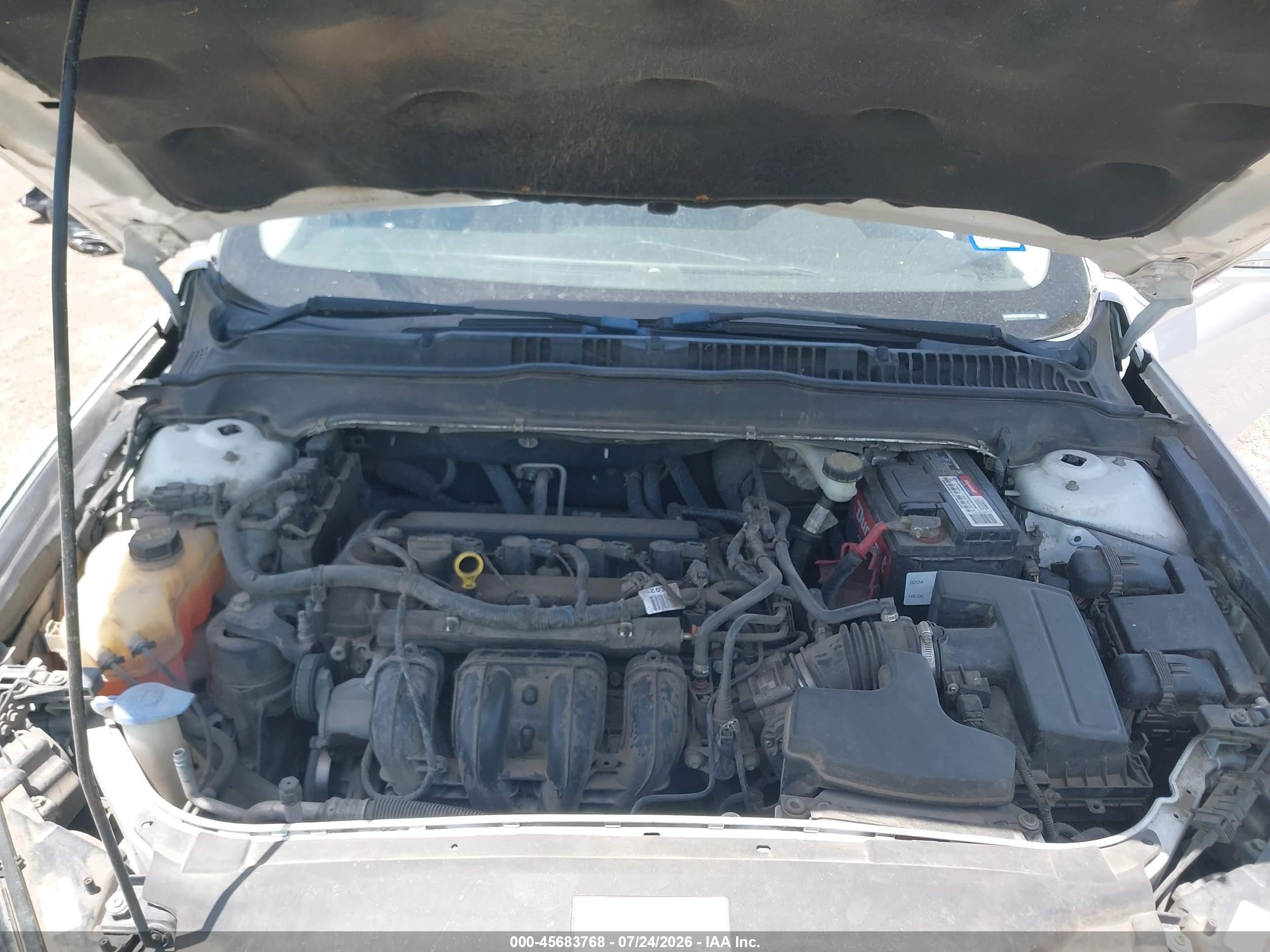 2013 Ford Fusion Se White vin: 3FA6P0H75DR312088