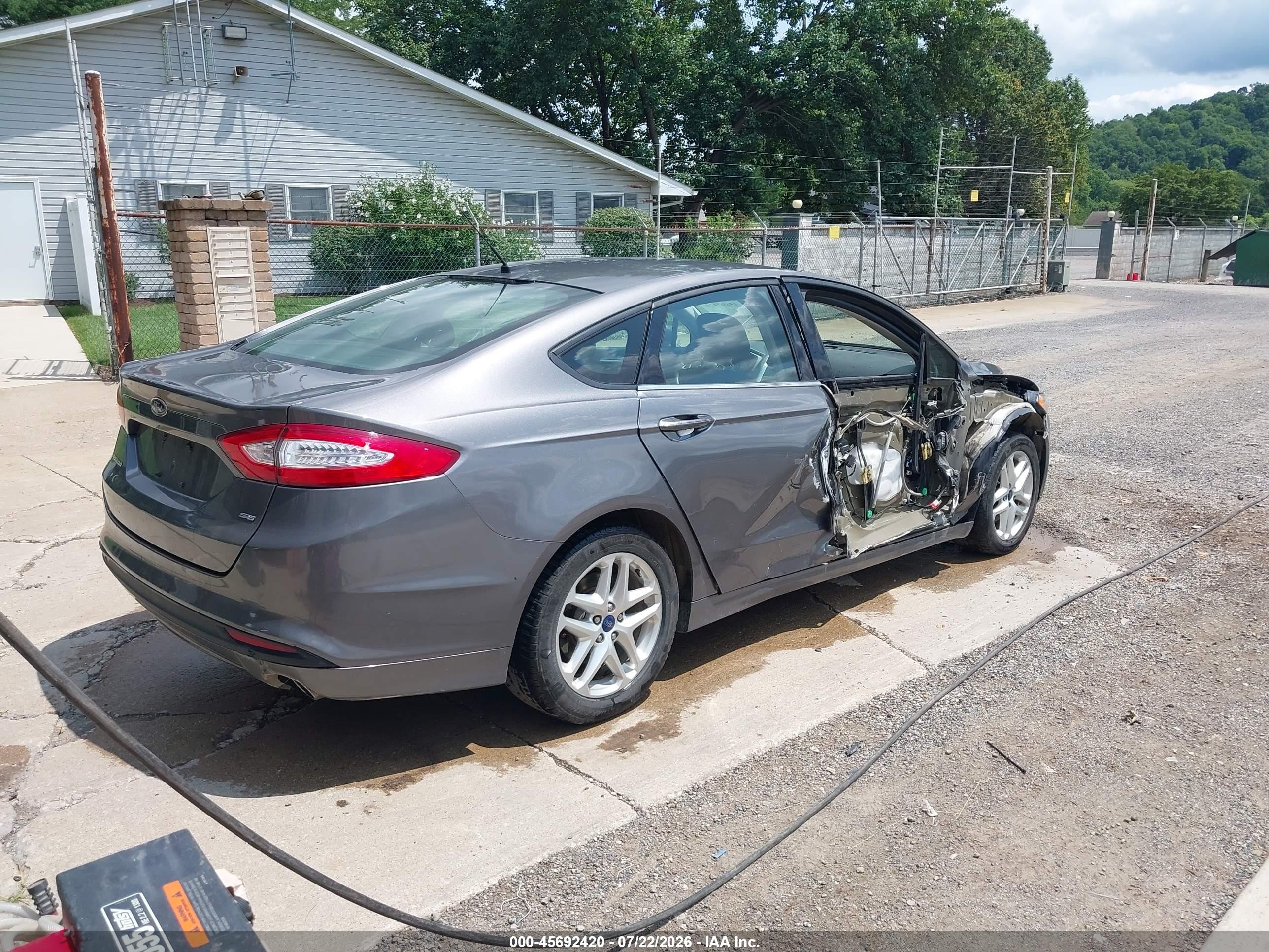 2013 Ford Fusion Se Silver vin: 3FA6P0H75DR321874