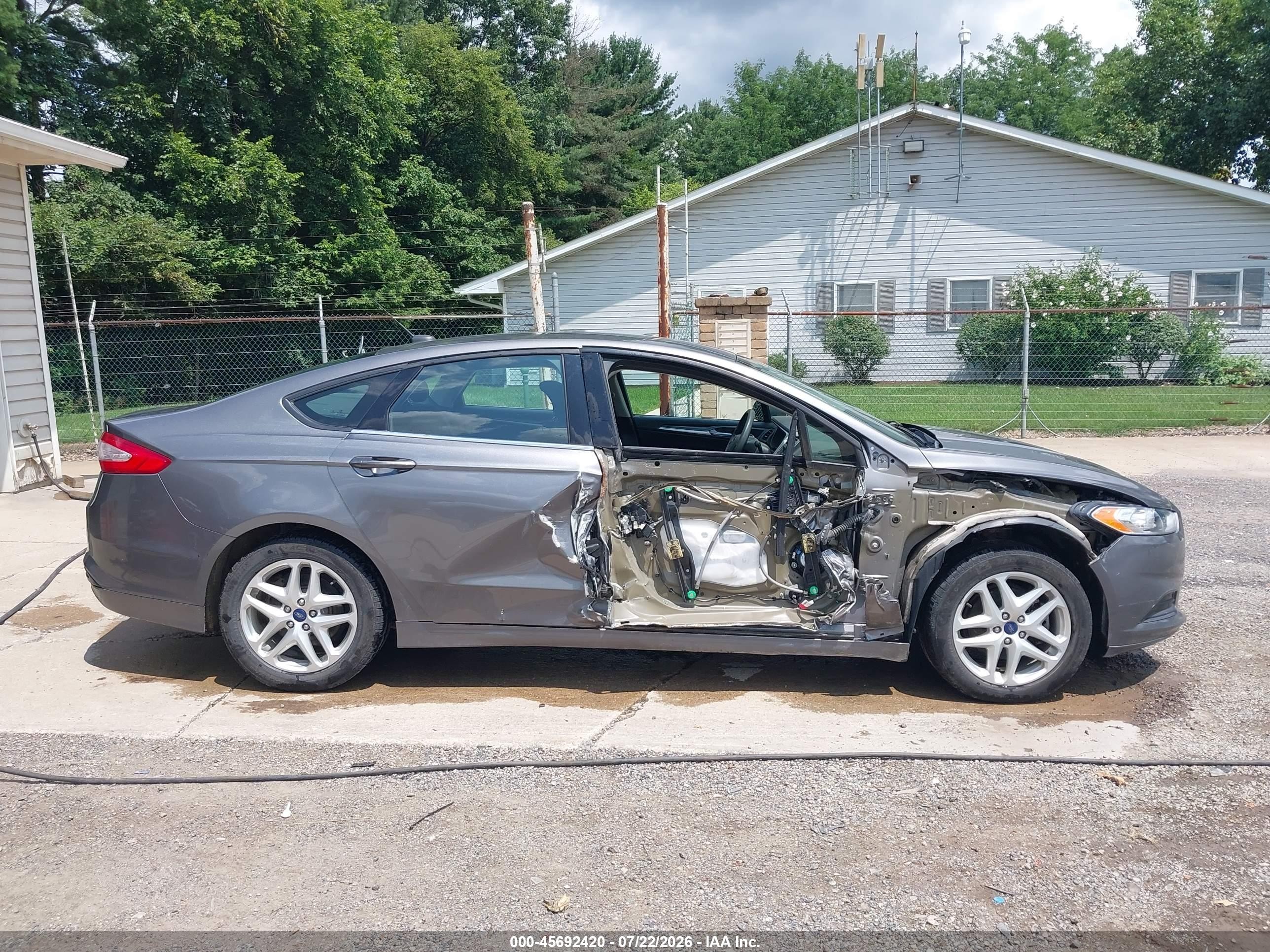 2013 Ford Fusion Se Silver vin: 3FA6P0H75DR321874