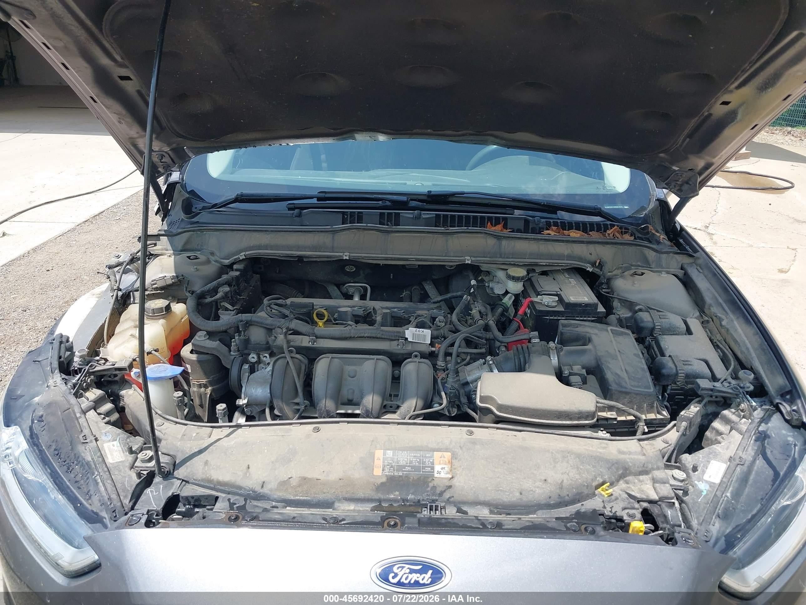 2013 Ford Fusion Se Silver vin: 3FA6P0H75DR321874
