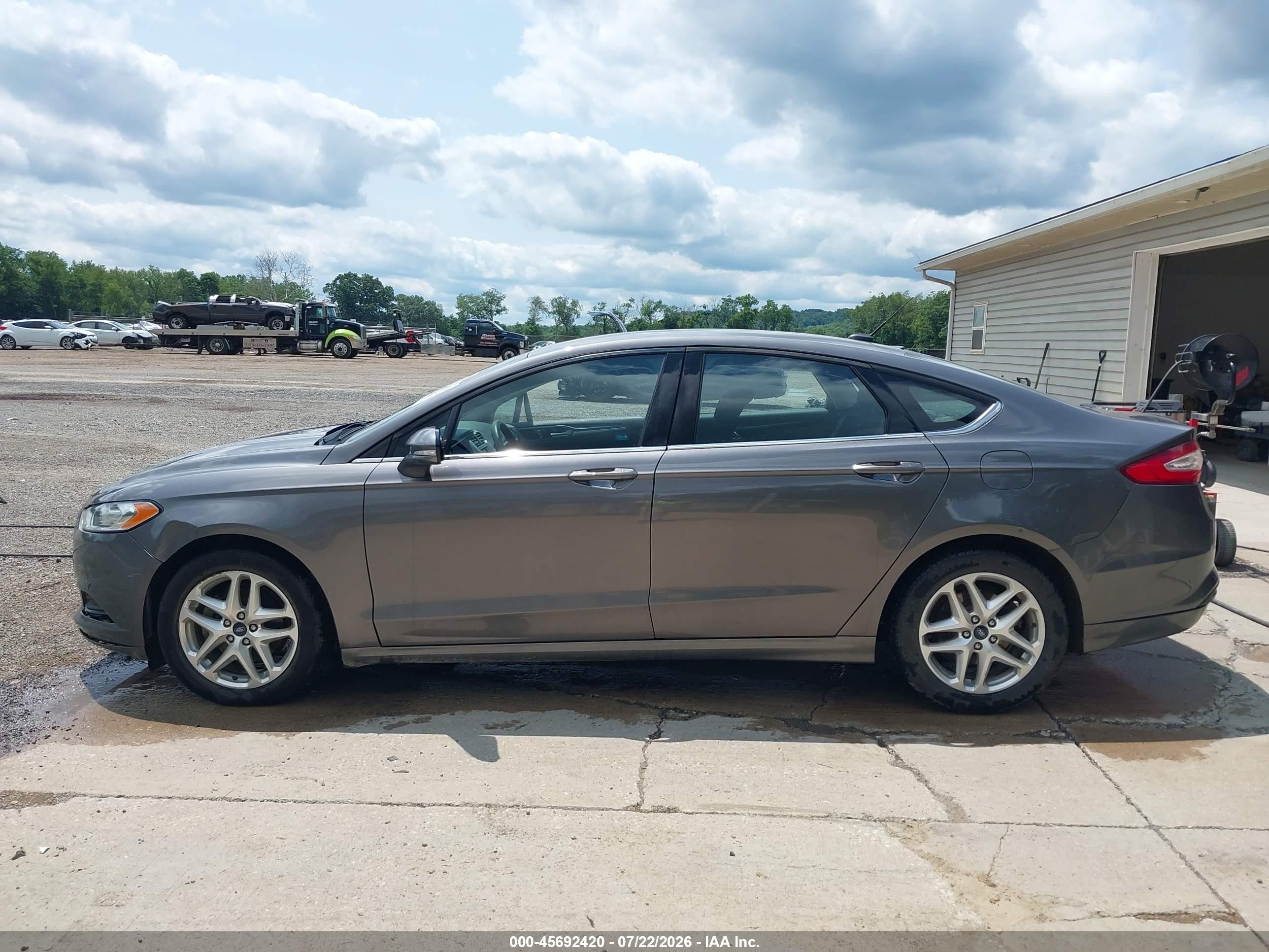 2013 Ford Fusion Se Silver vin: 3FA6P0H75DR321874