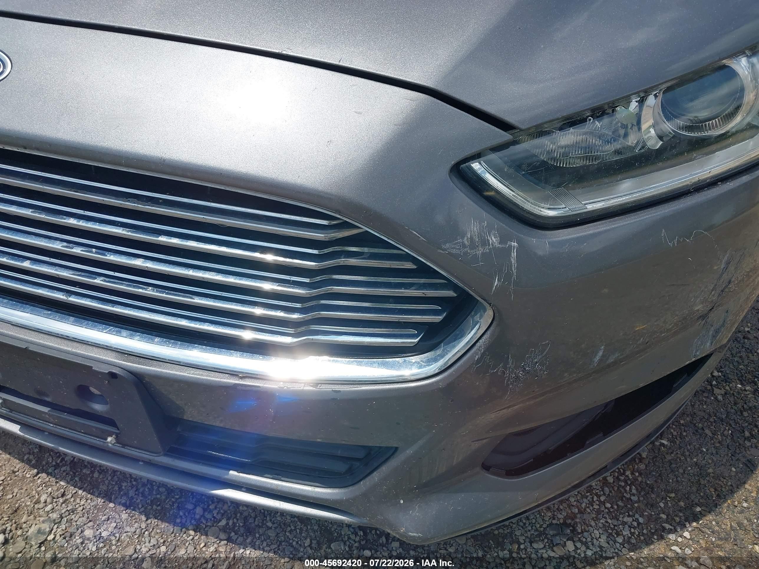 2013 Ford Fusion Se Silver vin: 3FA6P0H75DR321874