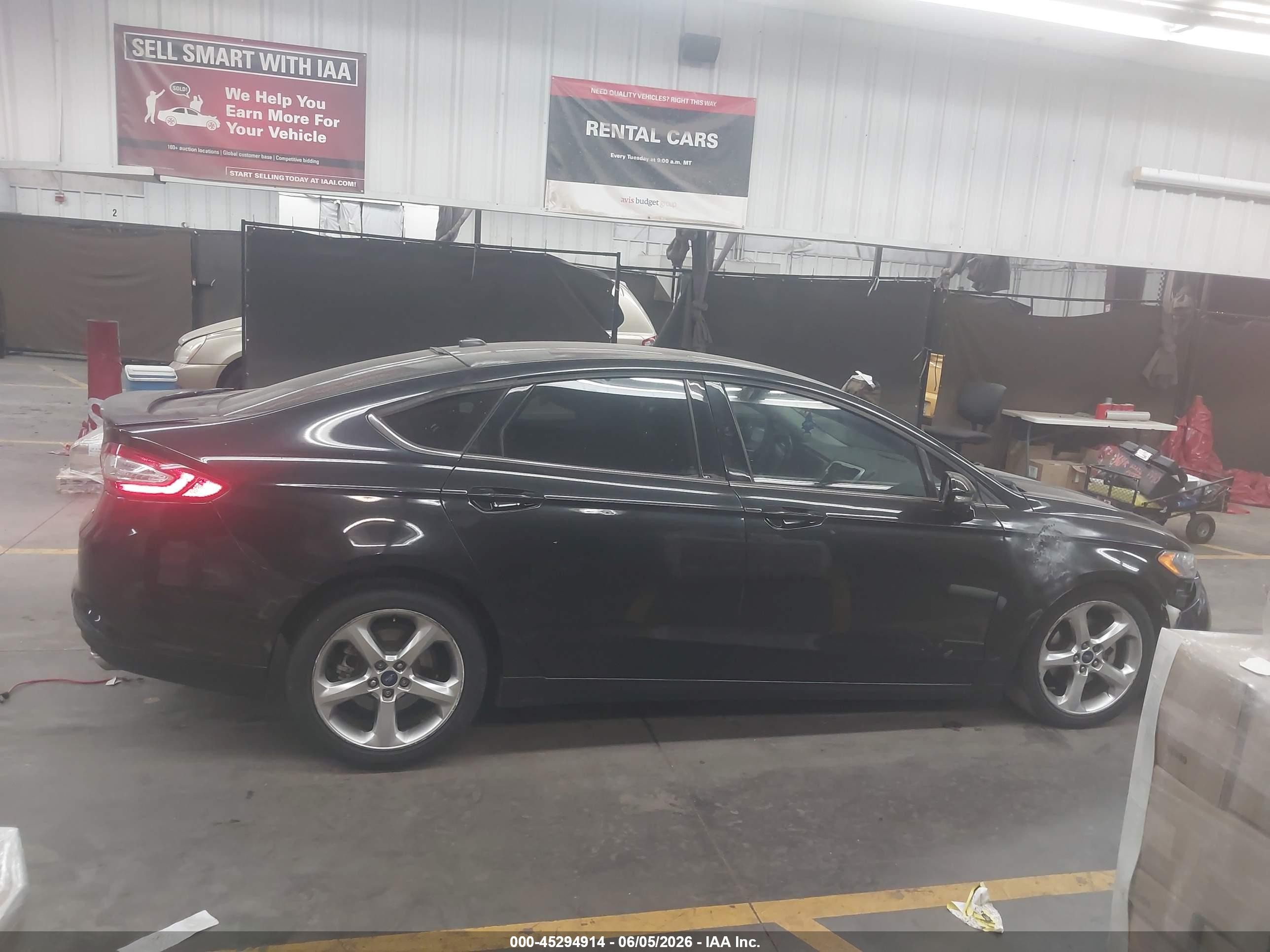 2013 Ford Fusion Se Black vin: 3FA6P0H75DR362554