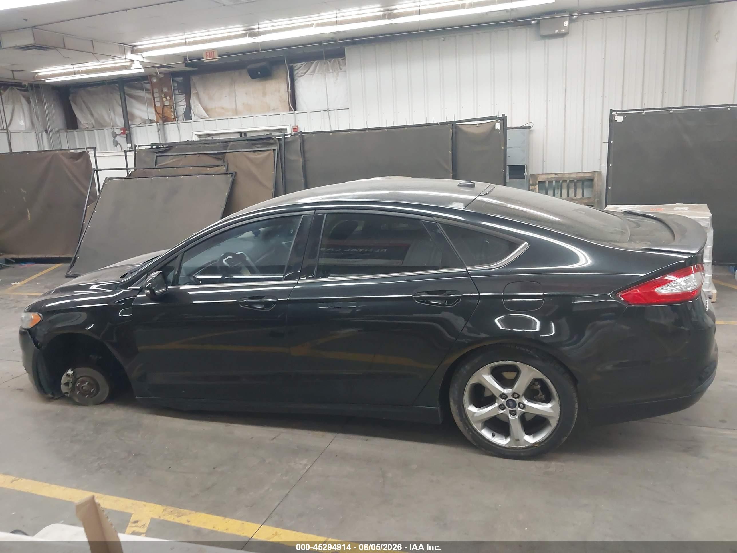 2013 Ford Fusion Se Black vin: 3FA6P0H75DR362554