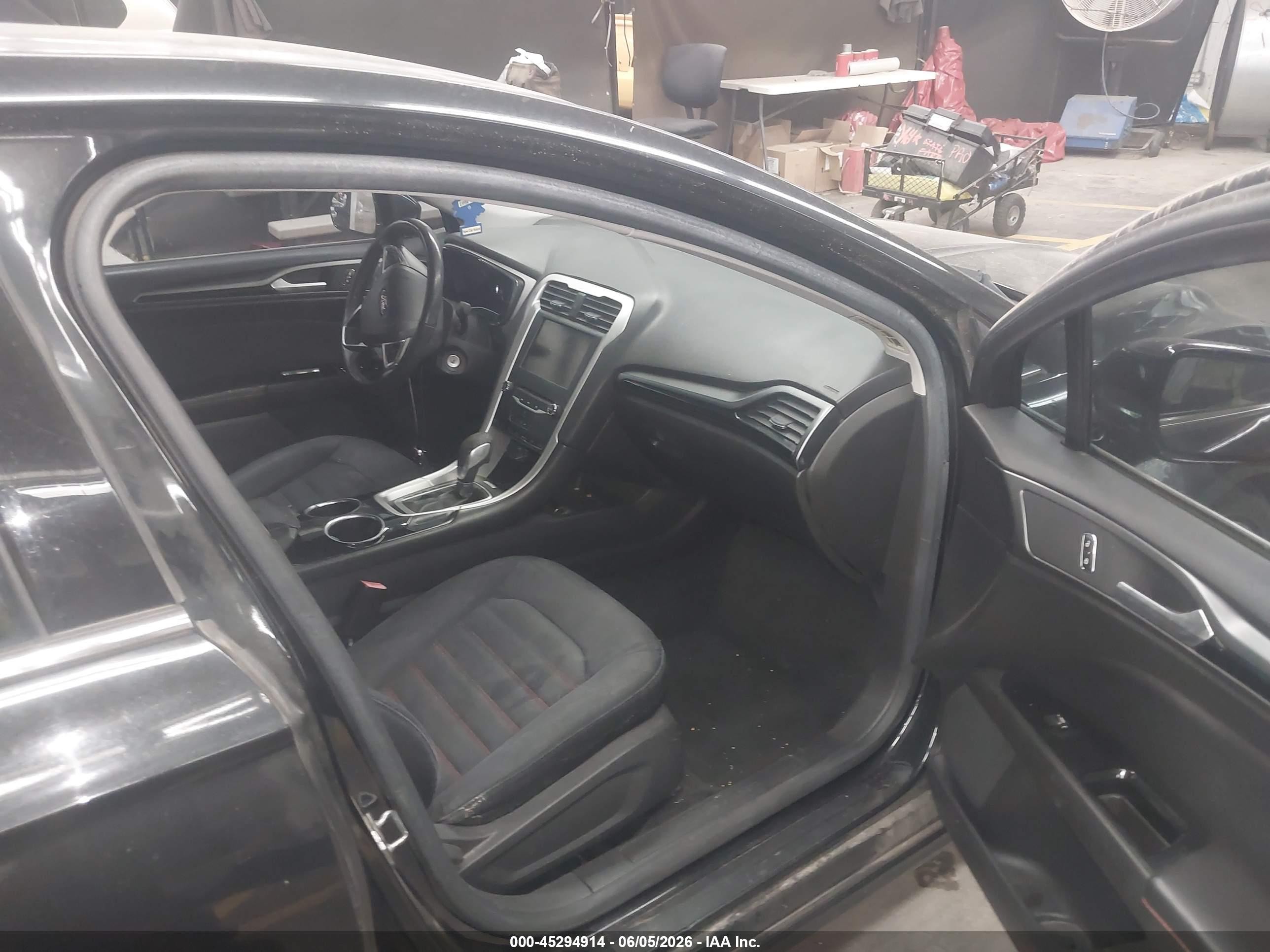 2013 Ford Fusion Se Black vin: 3FA6P0H75DR362554