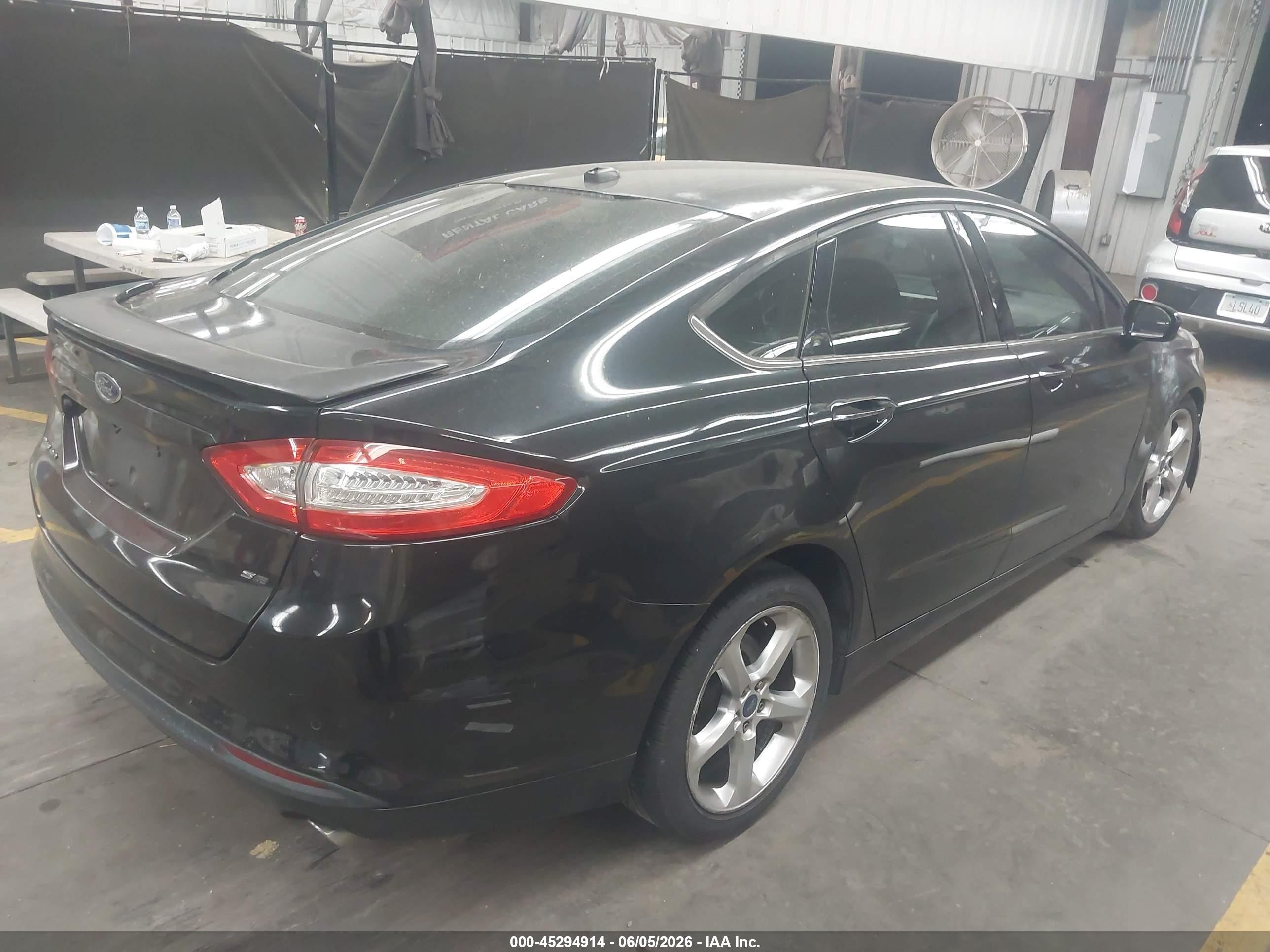 2013 Ford Fusion Se Black vin: 3FA6P0H75DR362554