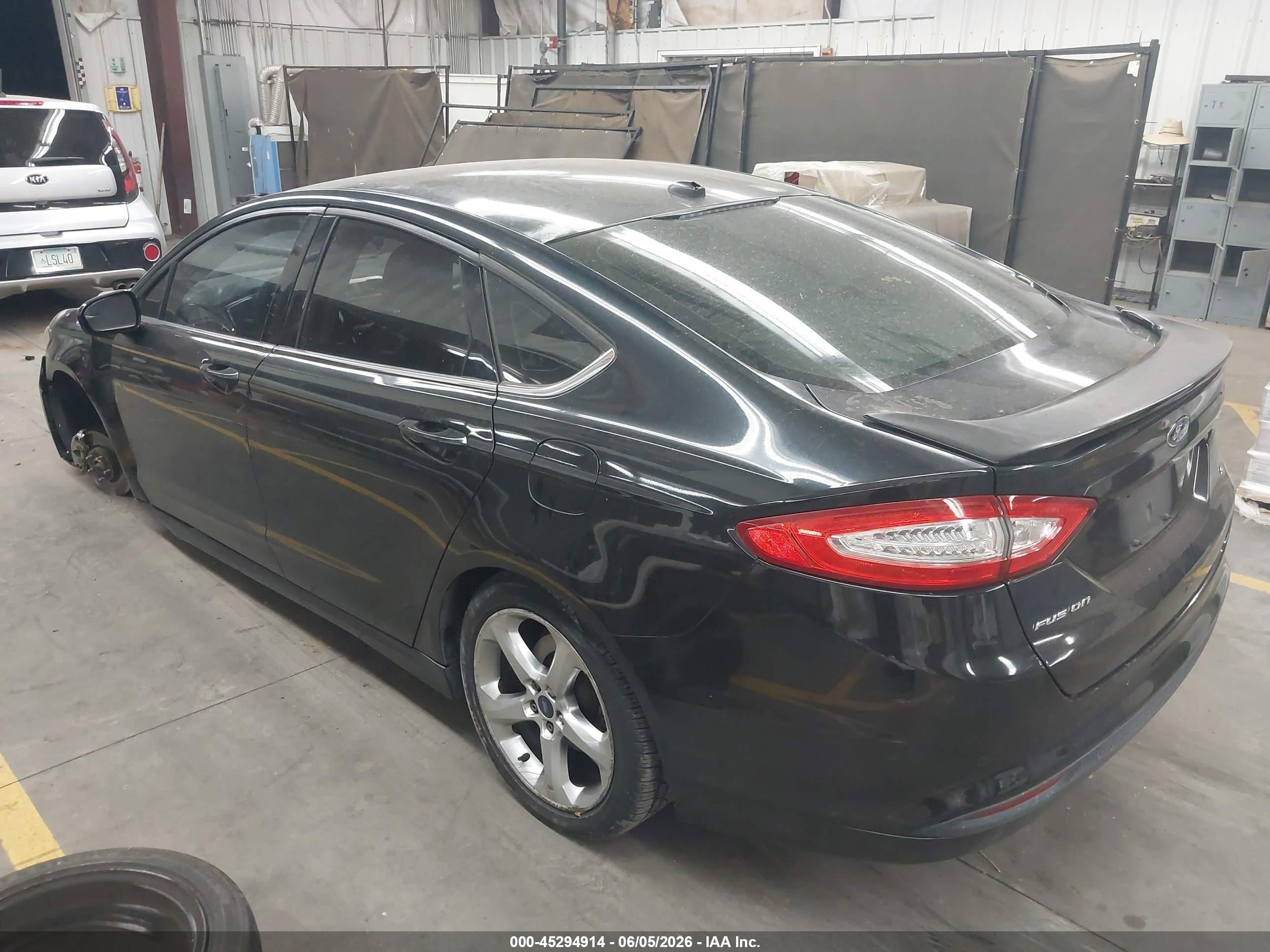 2013 Ford Fusion Se Black vin: 3FA6P0H75DR362554