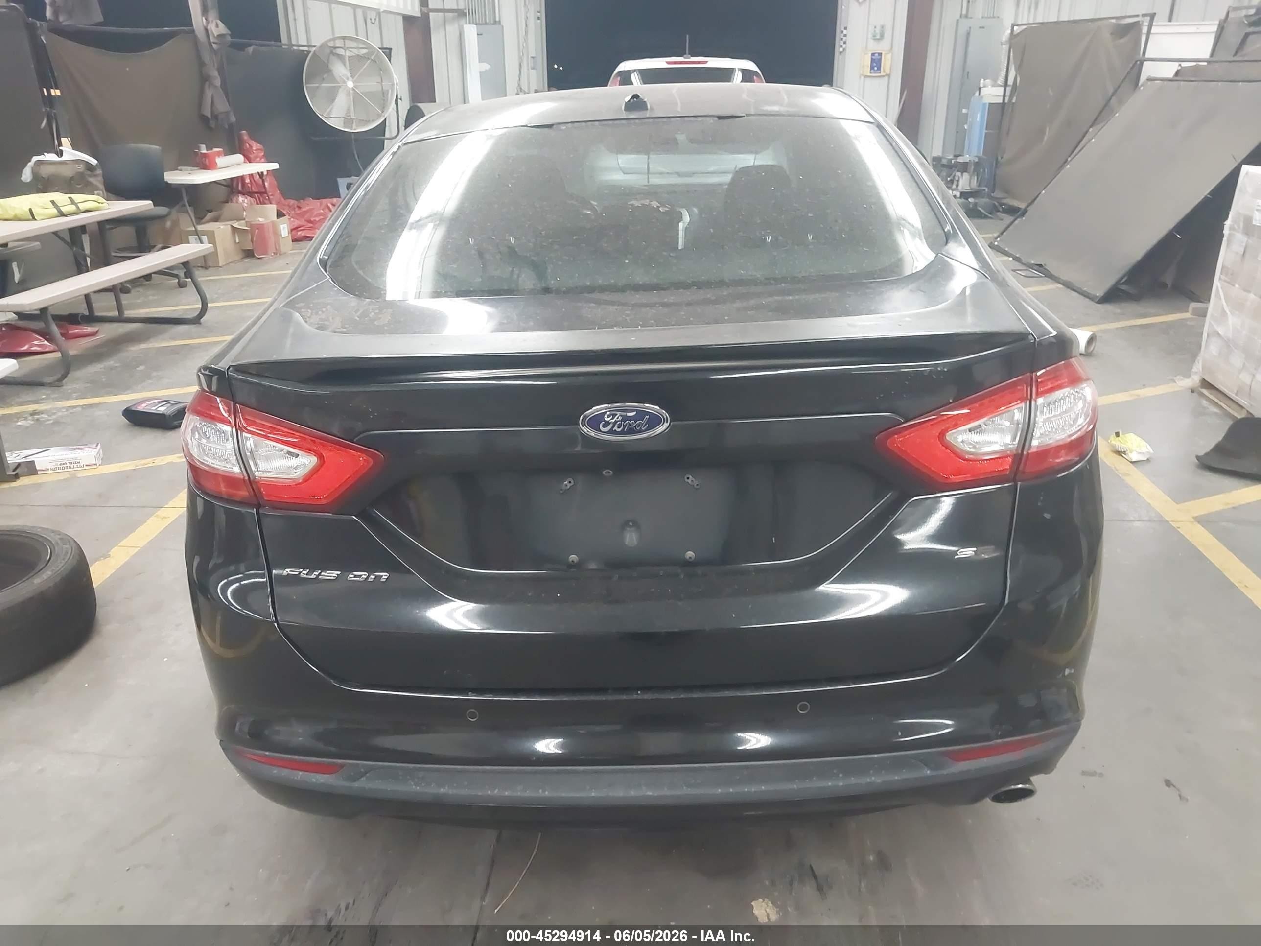 2013 Ford Fusion Se Black vin: 3FA6P0H75DR362554