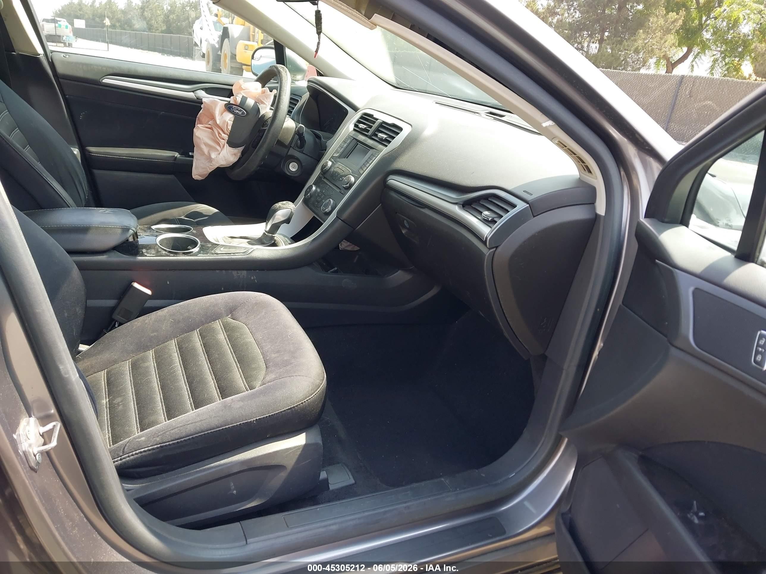 2013 Ford Fusion Se Gray vin: 3FA6P0H75DR373134