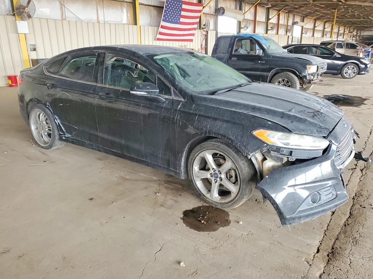 2013 Ford Fusion Se Black vin: 3FA6P0H75DR388264