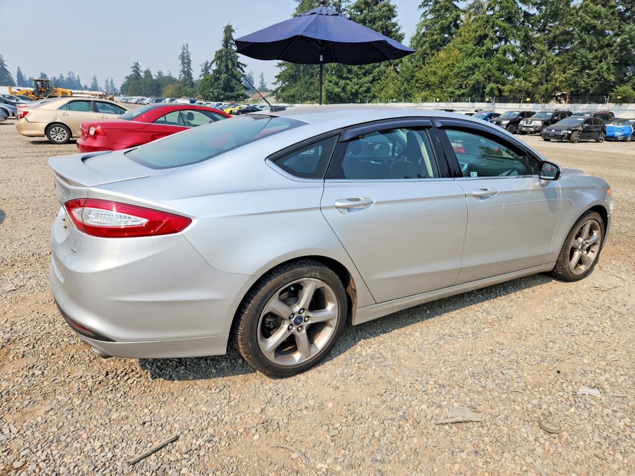 2014 Ford Fusion Se Silver vin: 3FA6P0H75ER112510