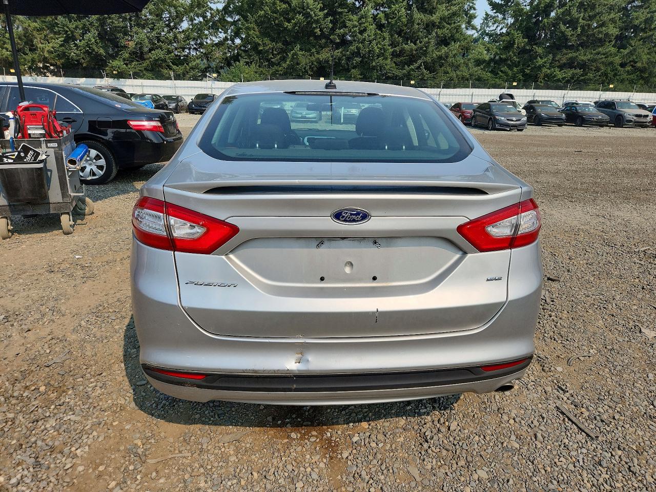 2014 Ford Fusion Se Silver vin: 3FA6P0H75ER112510