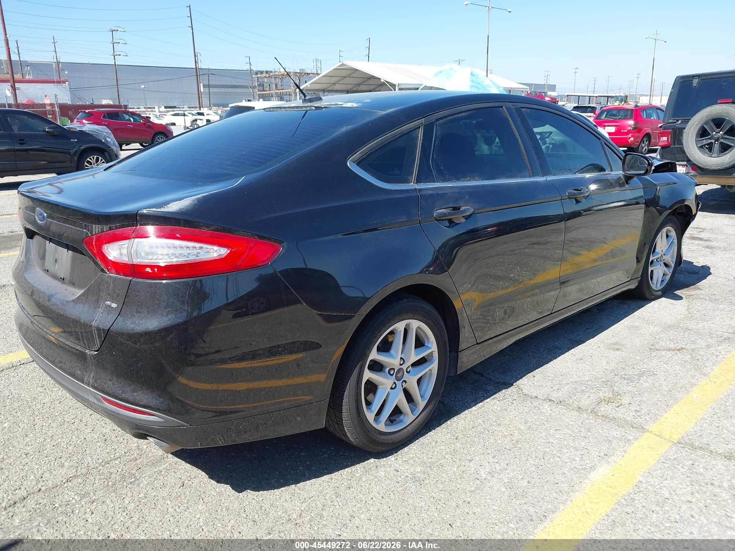 2014 Ford Fusion Se Black vin: 3FA6P0H75ER112572