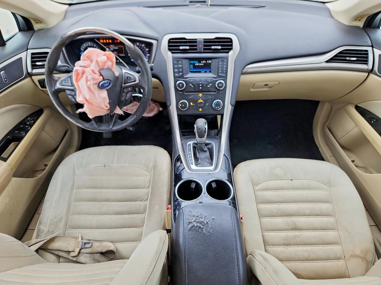 2014 Ford Fusion Se Белый vin: 3FA6P0H75ER113043