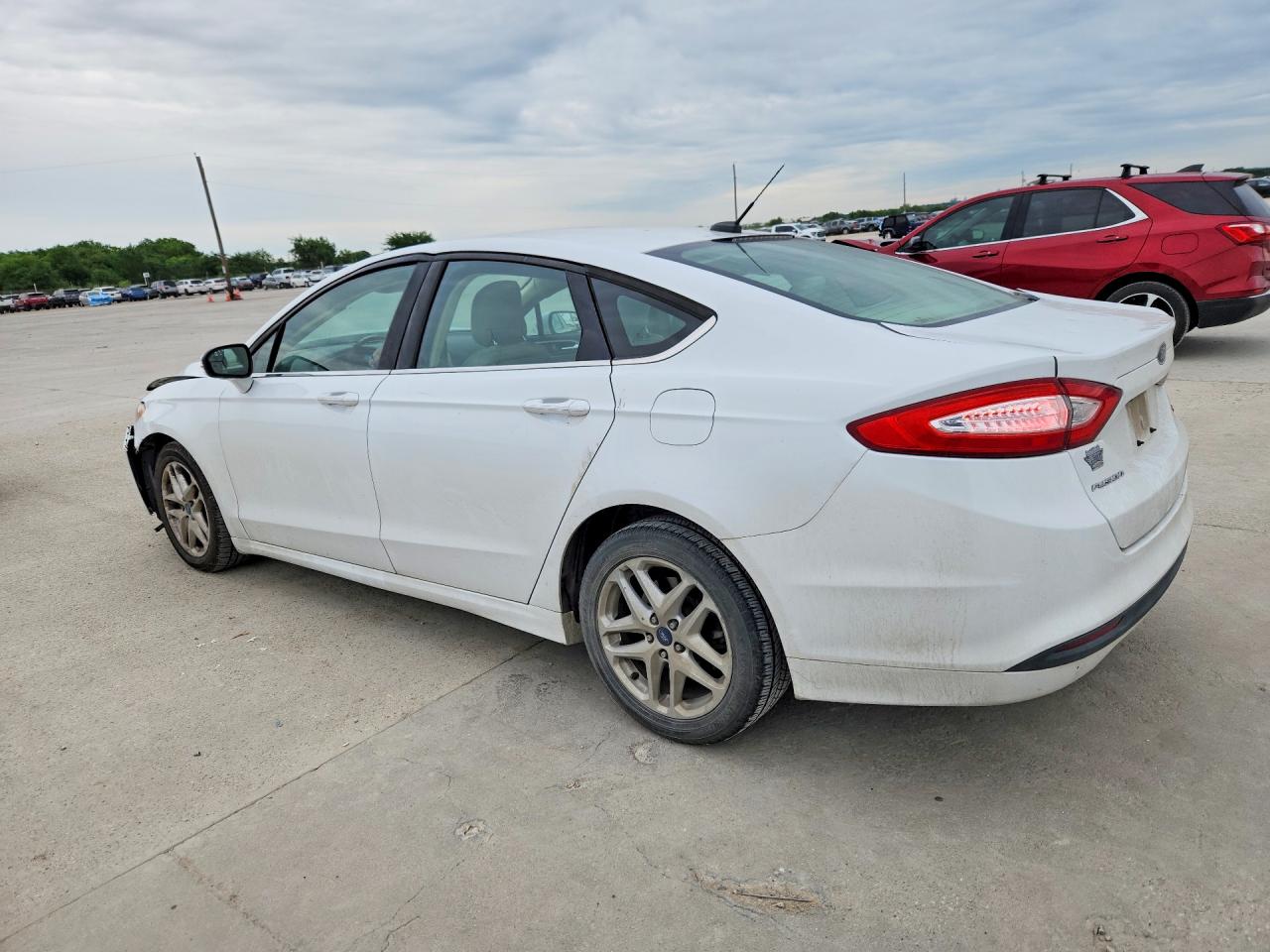 2014 Ford Fusion Se Белый vin: 3FA6P0H75ER113043