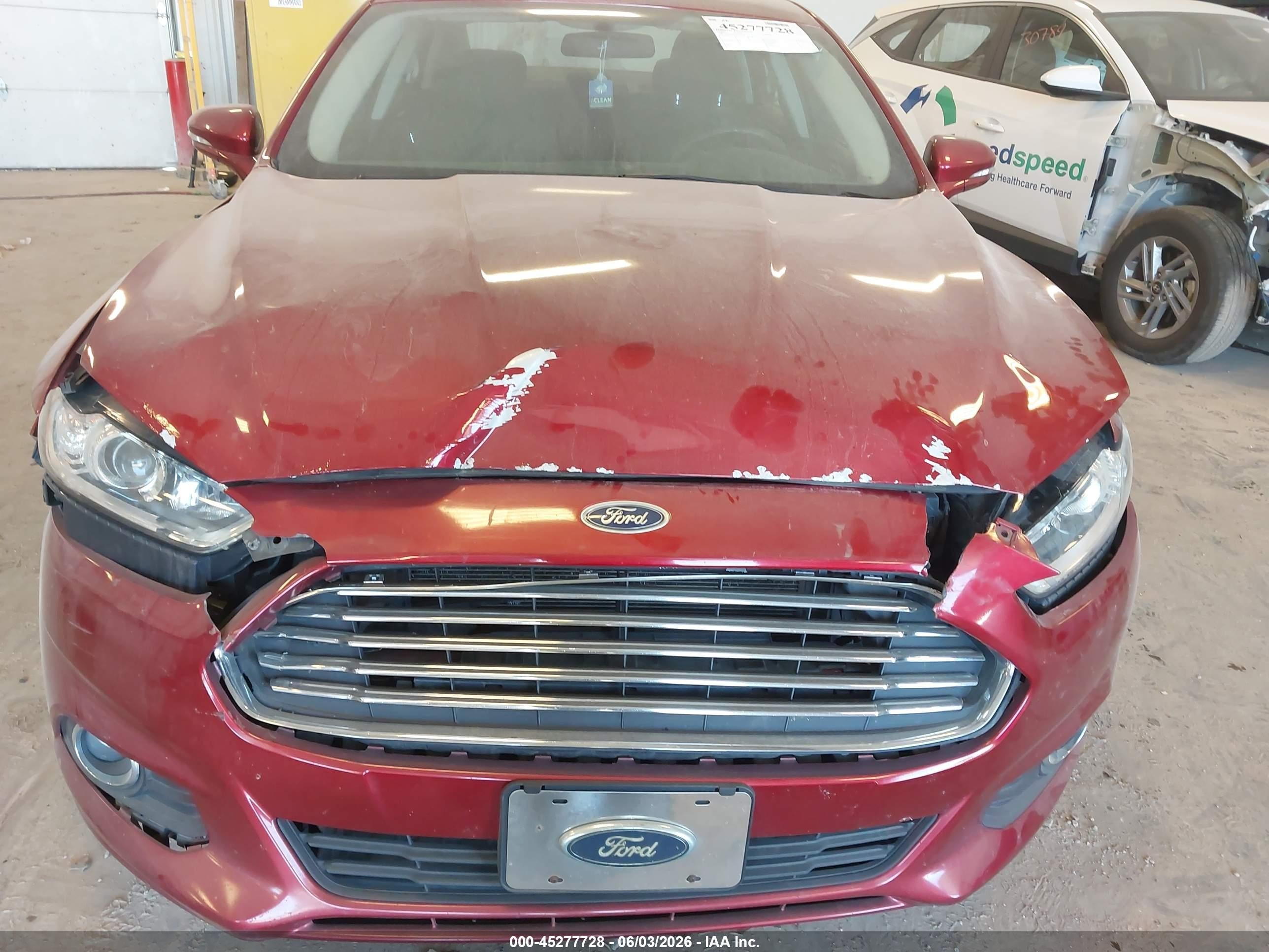 2014 Ford Fusion Se Red vin: 3FA6P0H75ER120798