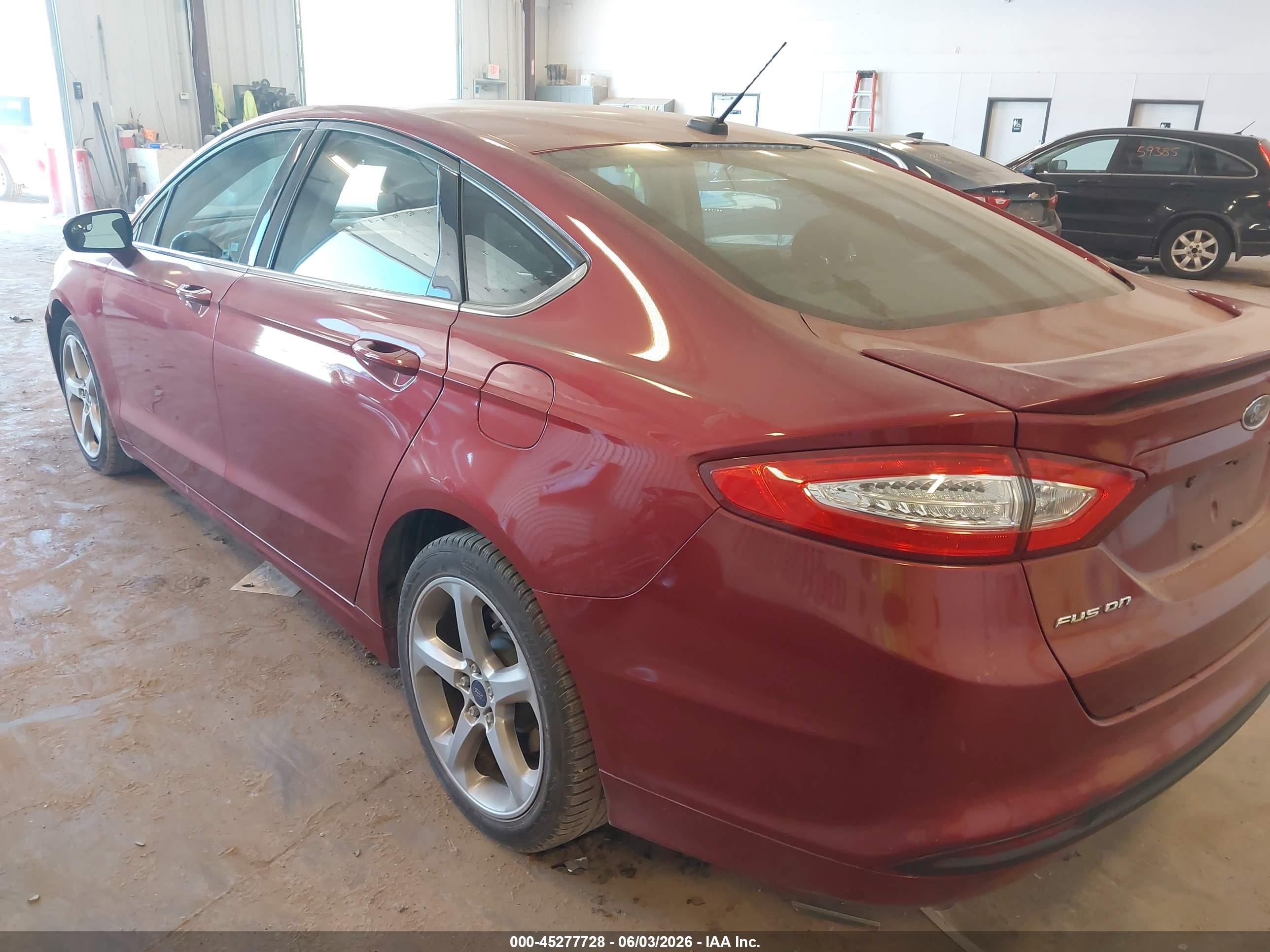 2014 Ford Fusion Se Red vin: 3FA6P0H75ER120798