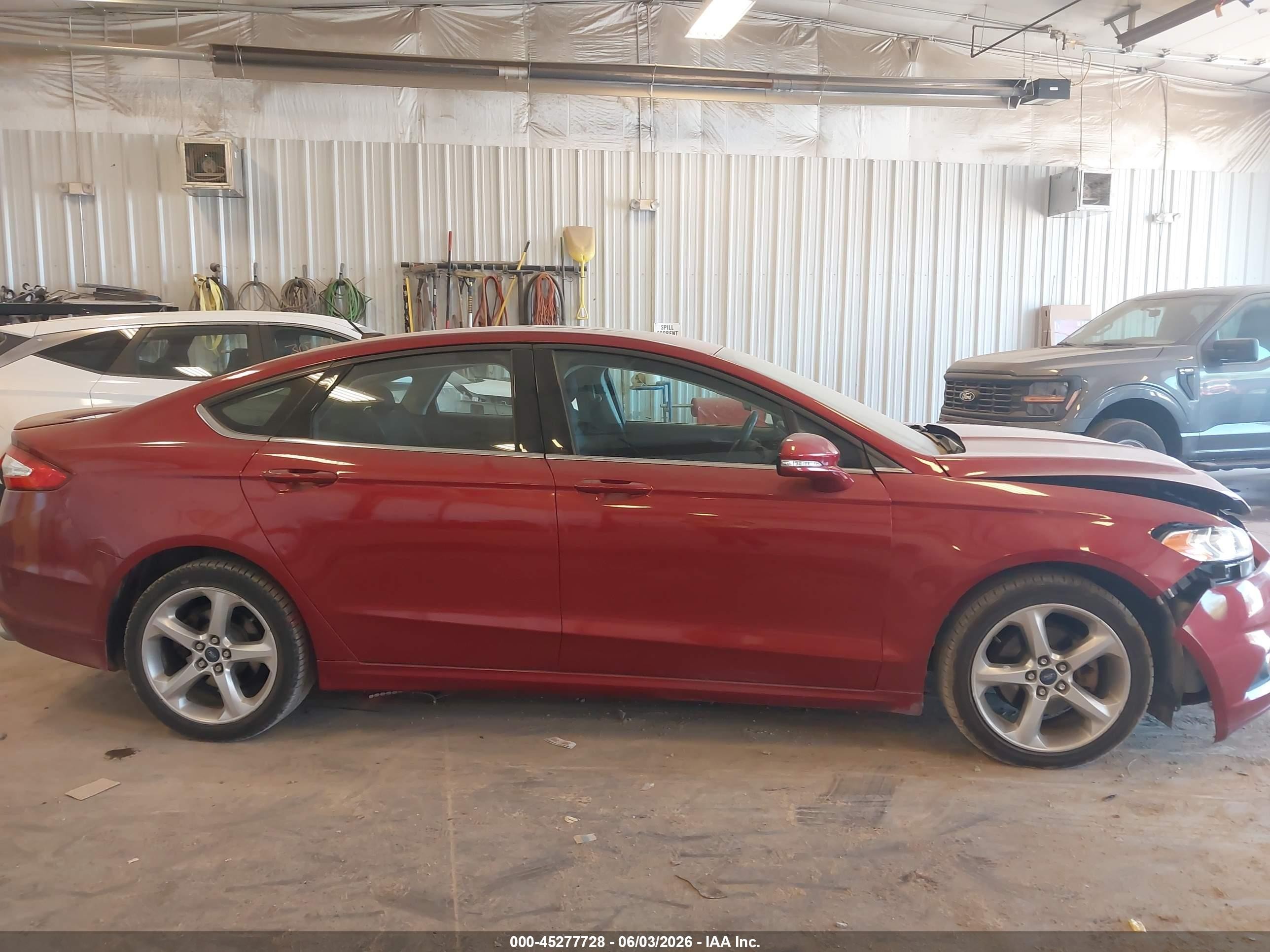 2014 Ford Fusion Se Red vin: 3FA6P0H75ER120798