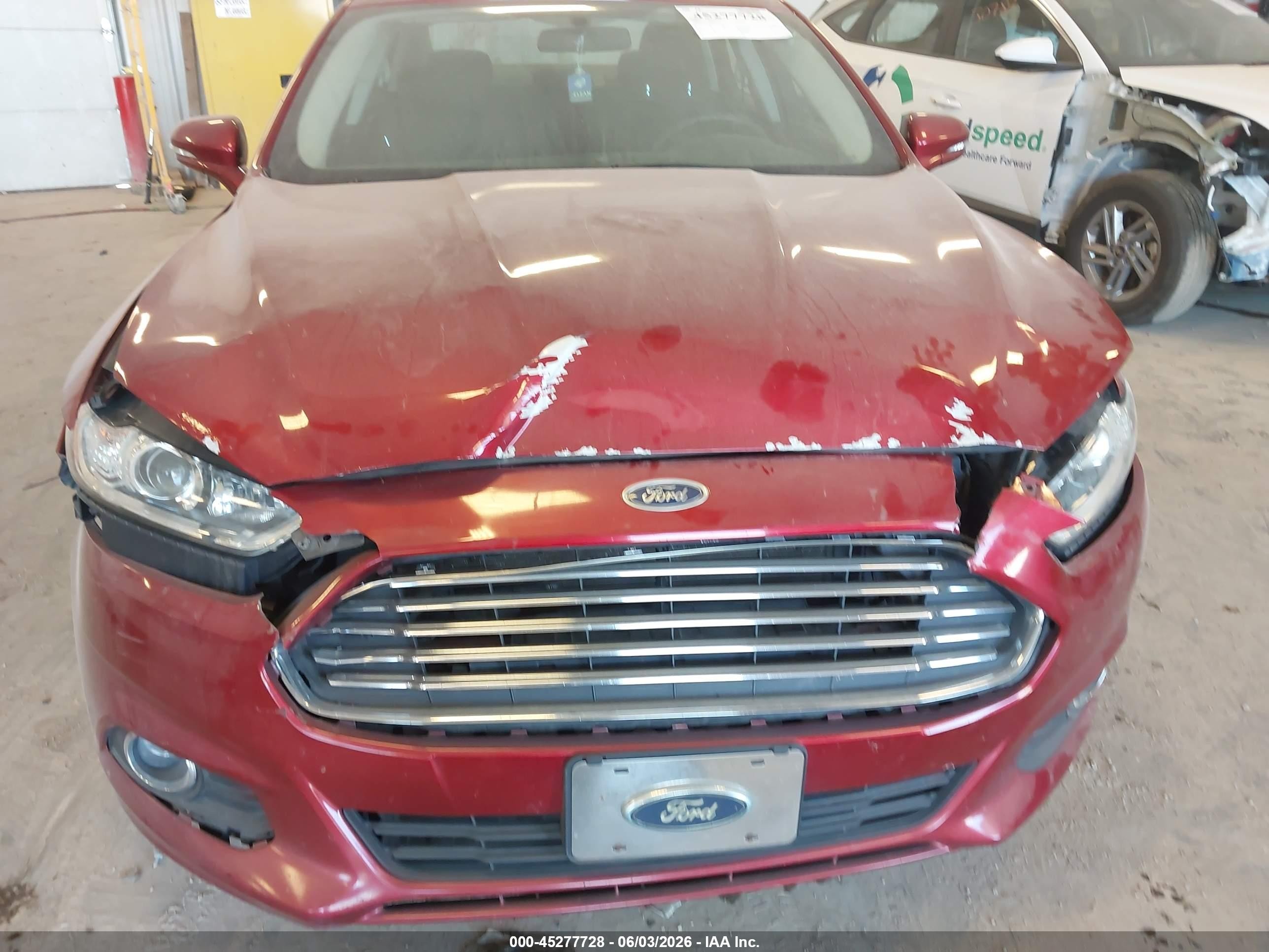 2014 Ford Fusion Se Red vin: 3FA6P0H75ER120798