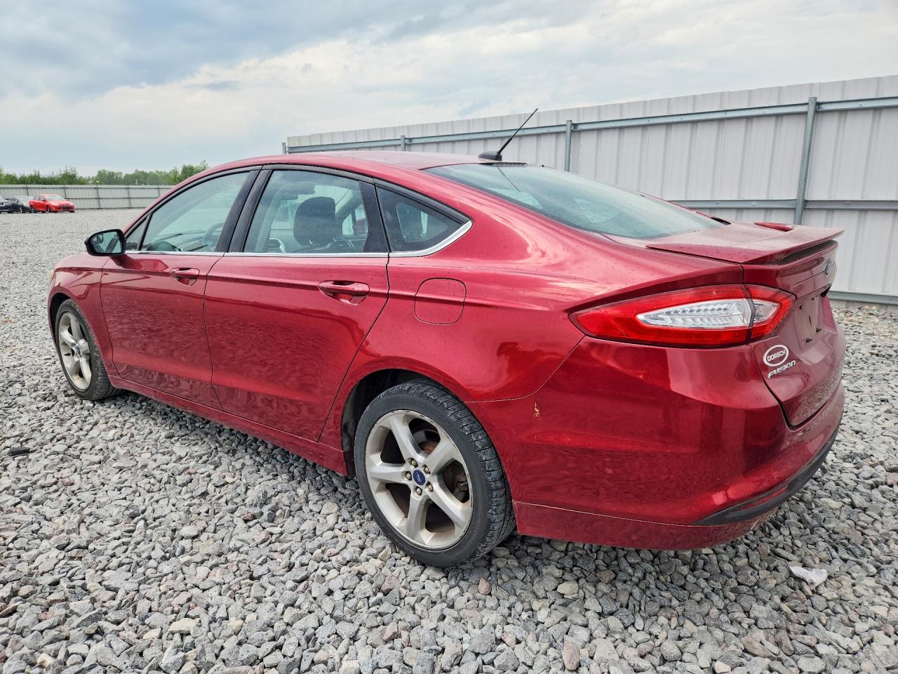 2014 Ford Fusion Se Red vin: 3FA6P0H75ER127380
