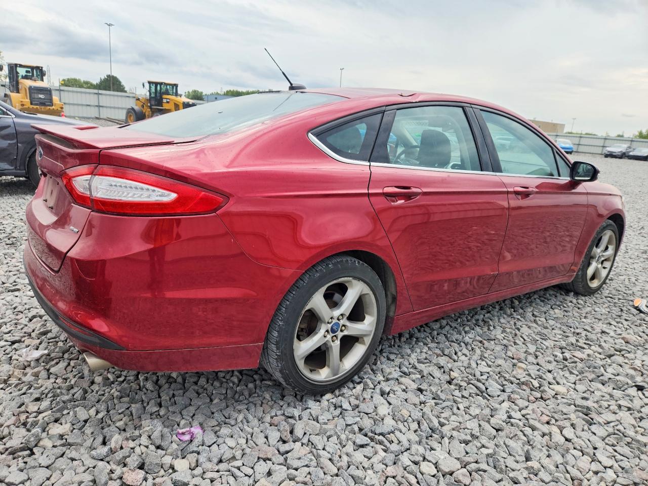 2014 Ford Fusion Se Red vin: 3FA6P0H75ER127380