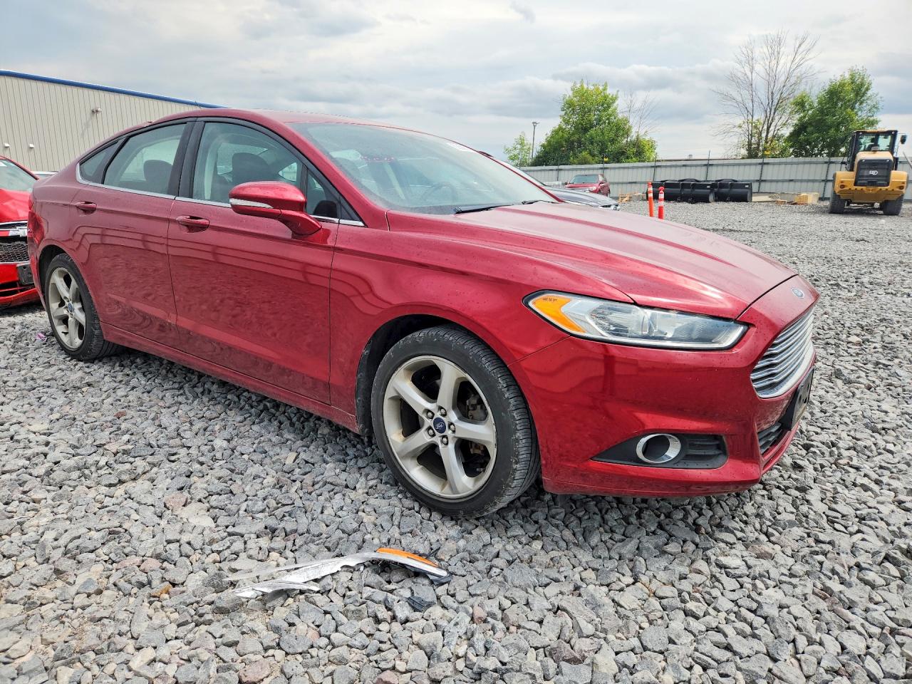 2014 Ford Fusion Se Red vin: 3FA6P0H75ER127380