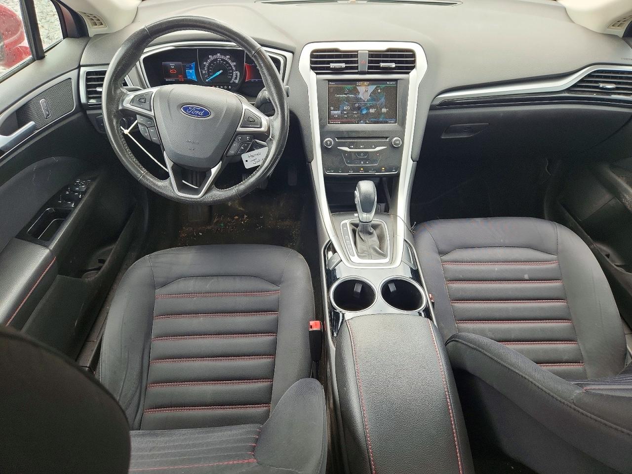2014 Ford Fusion Se Red vin: 3FA6P0H75ER127380