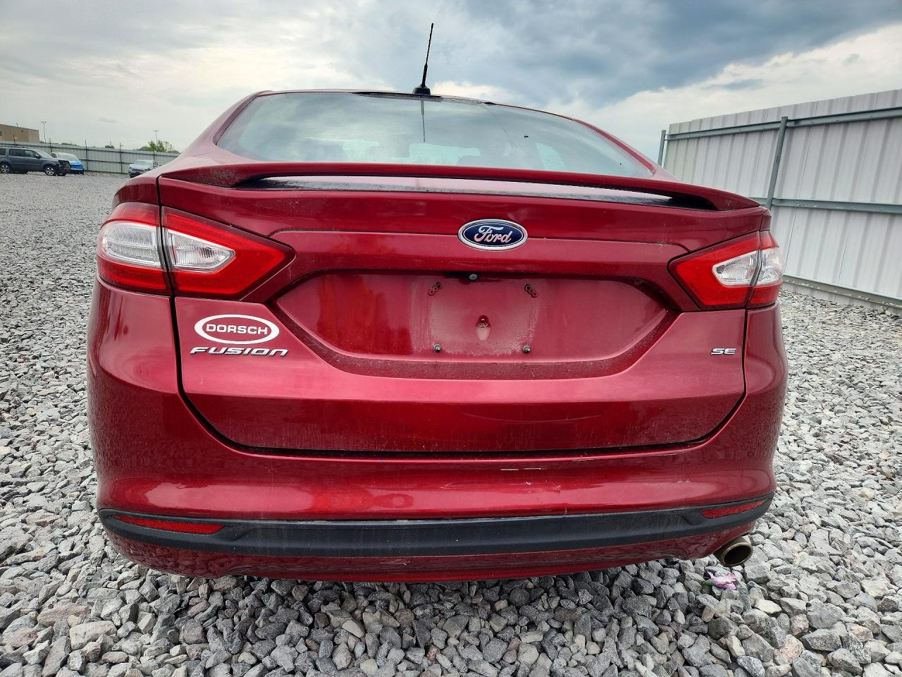 2014 Ford Fusion Se Red vin: 3FA6P0H75ER127380