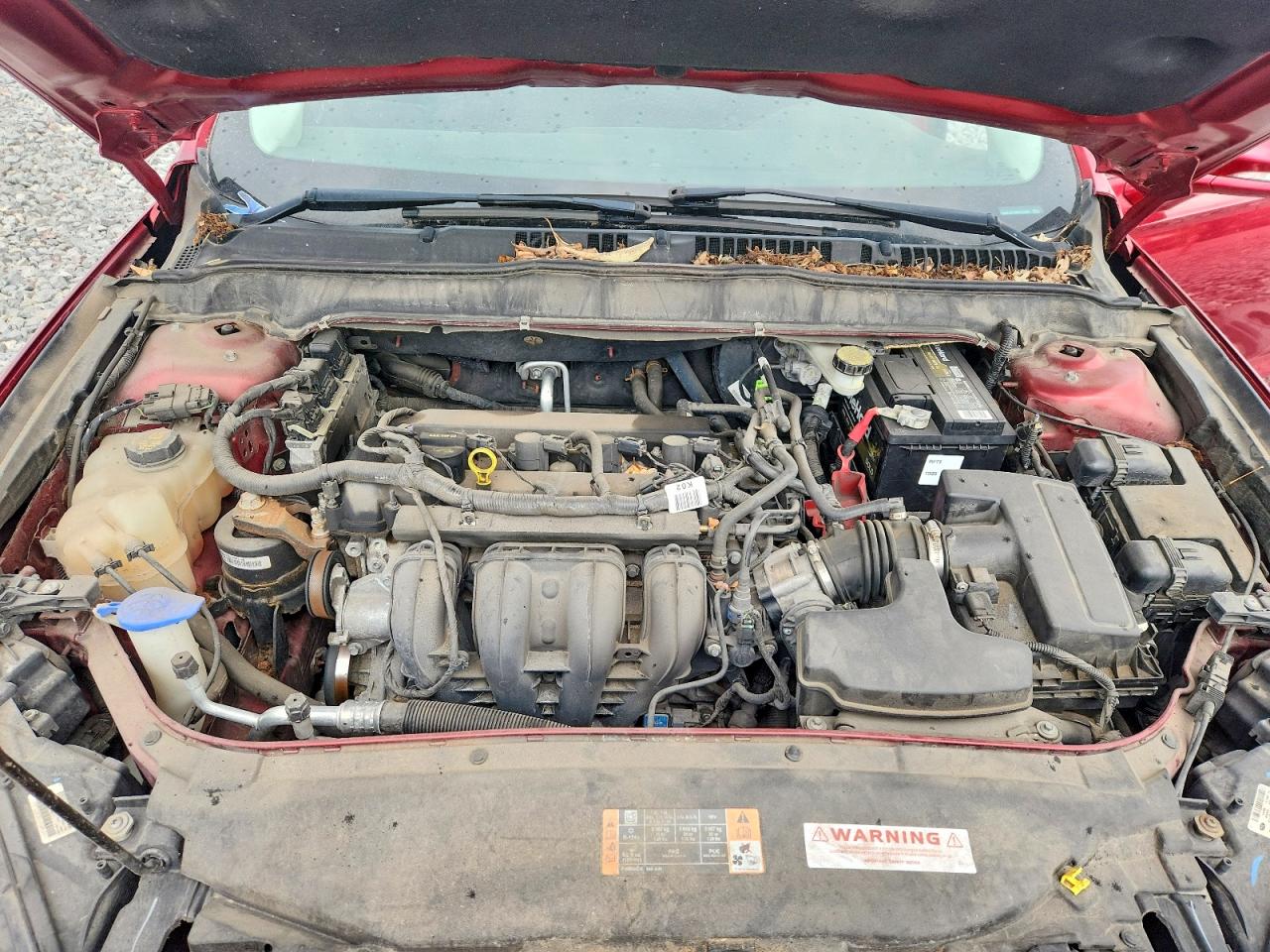 2014 Ford Fusion Se Red vin: 3FA6P0H75ER127380
