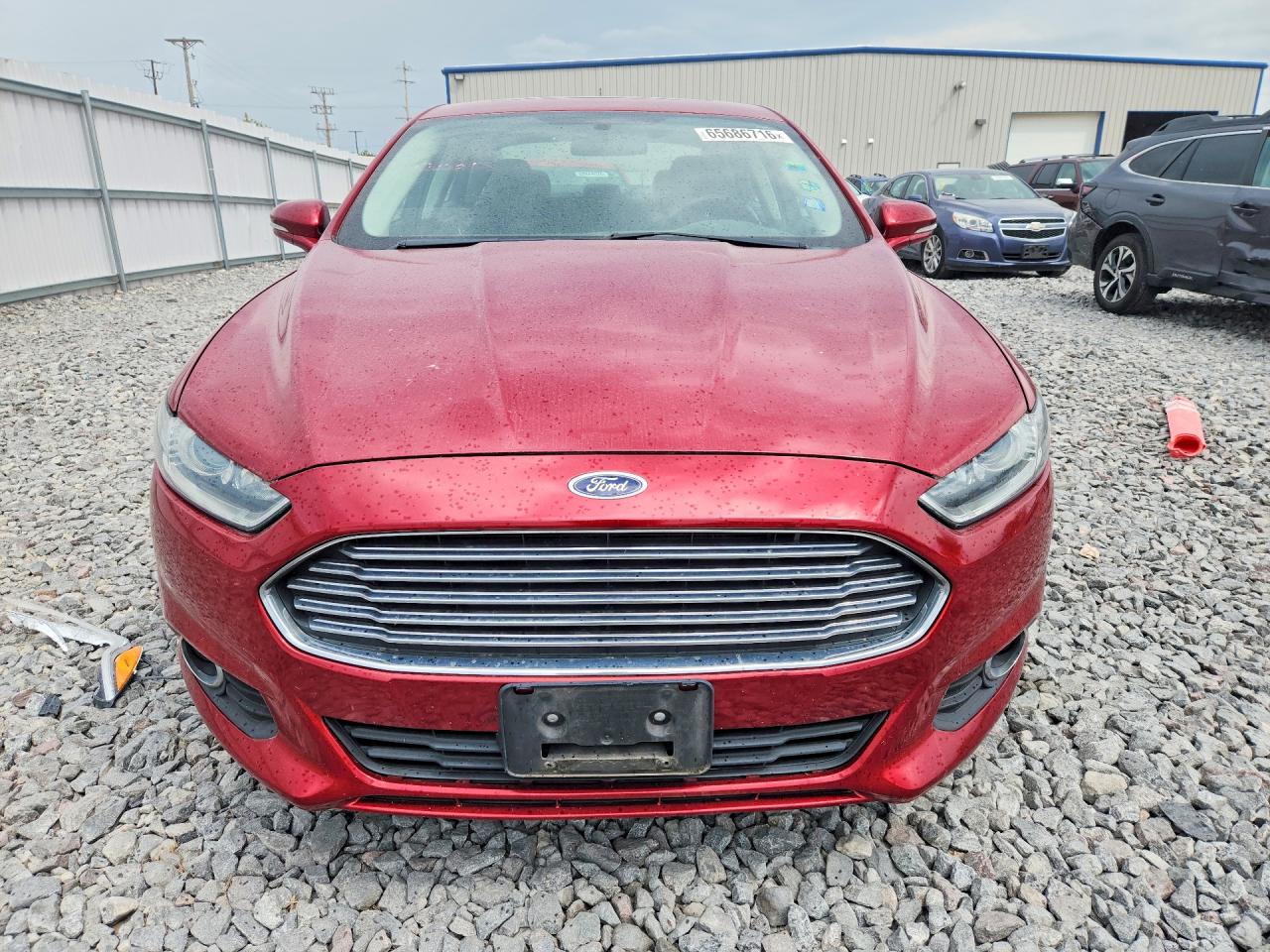 2014 Ford Fusion Se Red vin: 3FA6P0H75ER127380