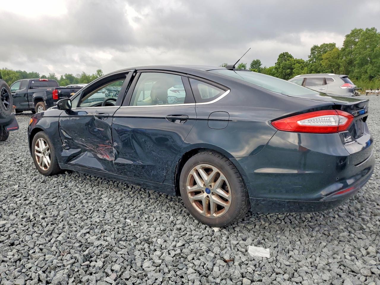 2014 Ford Fusion Se Blue vin: 3FA6P0H75ER127766