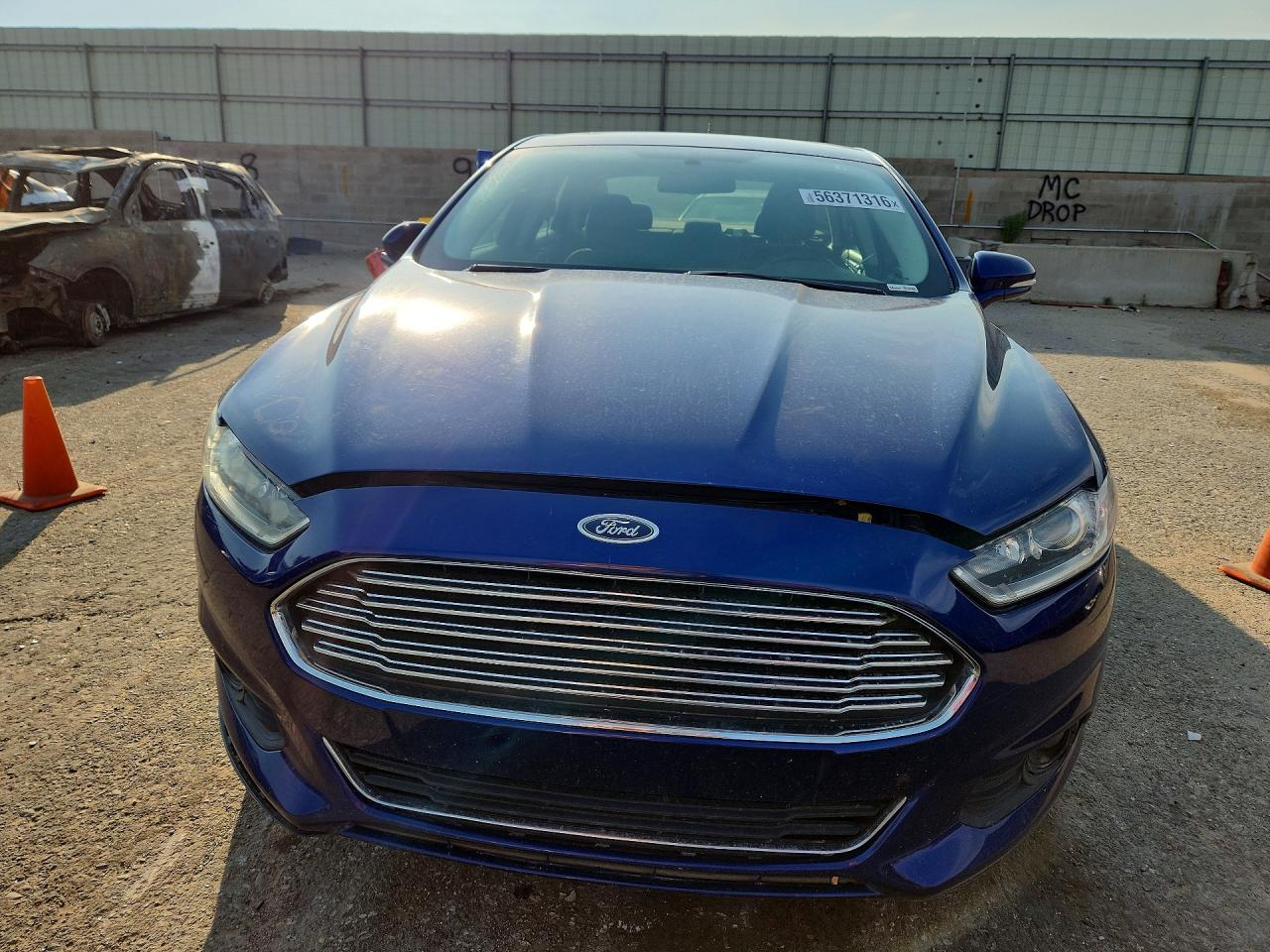 2014 Ford Fusion Blue vin: 3FA6P0H75ER142431
