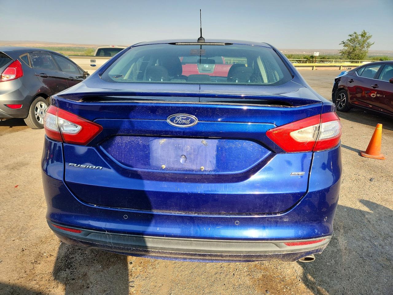2014 Ford Fusion Blue vin: 3FA6P0H75ER142431