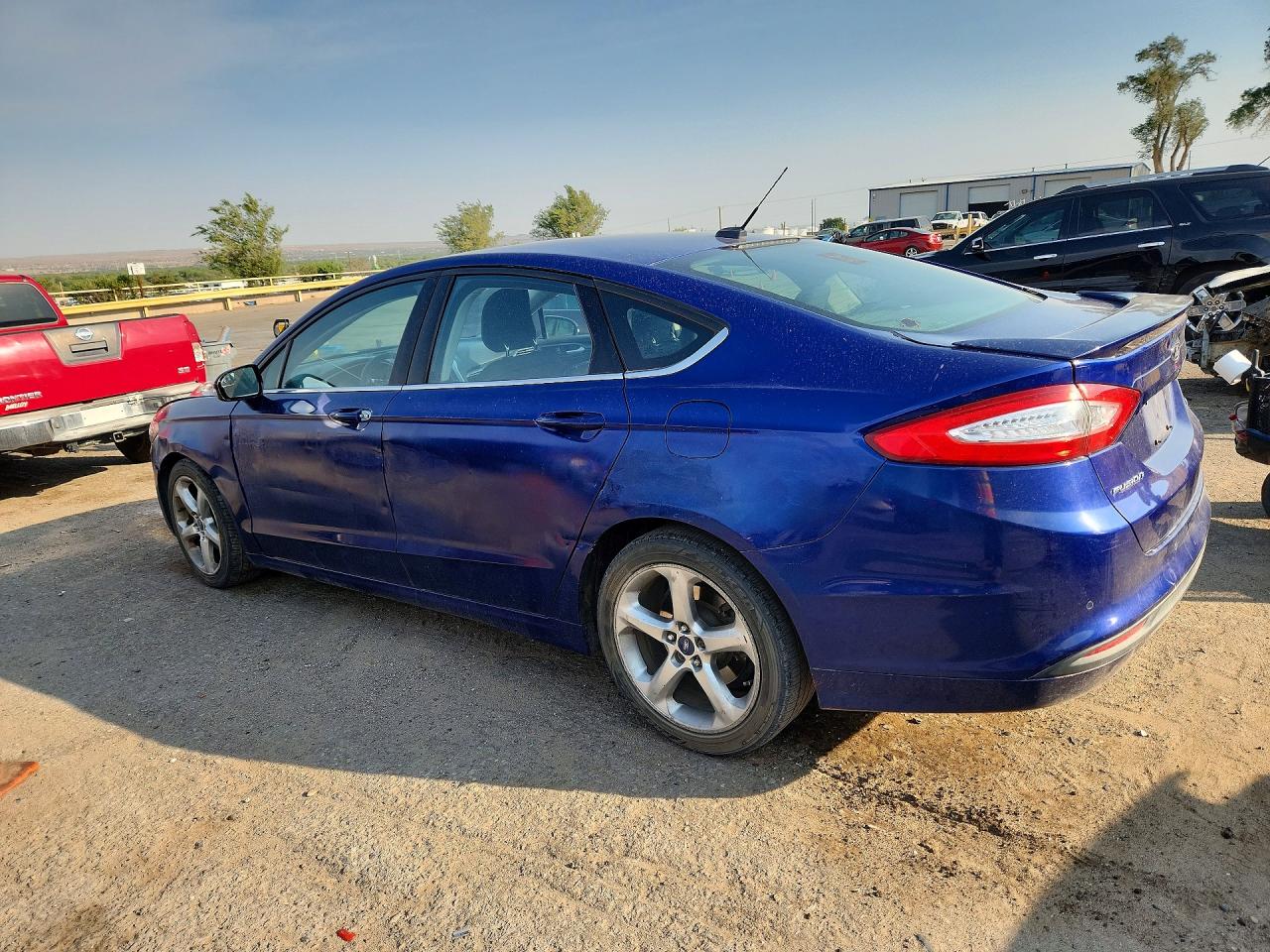 2014 Ford Fusion Blue vin: 3FA6P0H75ER142431